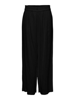 ONLY Stoffhose Elegante Business Leinen Hose Stoff Wide Leg Pants ONLTOKYO 4766 in Schwarz