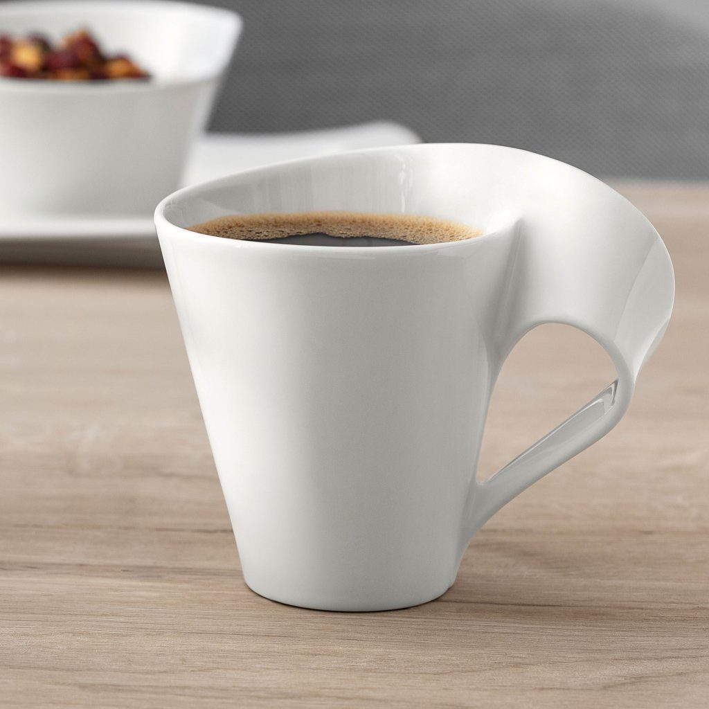 Villeroy & Boch Tasse NewWave Caffè Kaffeebecher 300 ml, 1-tlg., Porzellan, Premium Porcelain, 1 Stck, mikrowellensicher,spülmaschinenfest, Made i