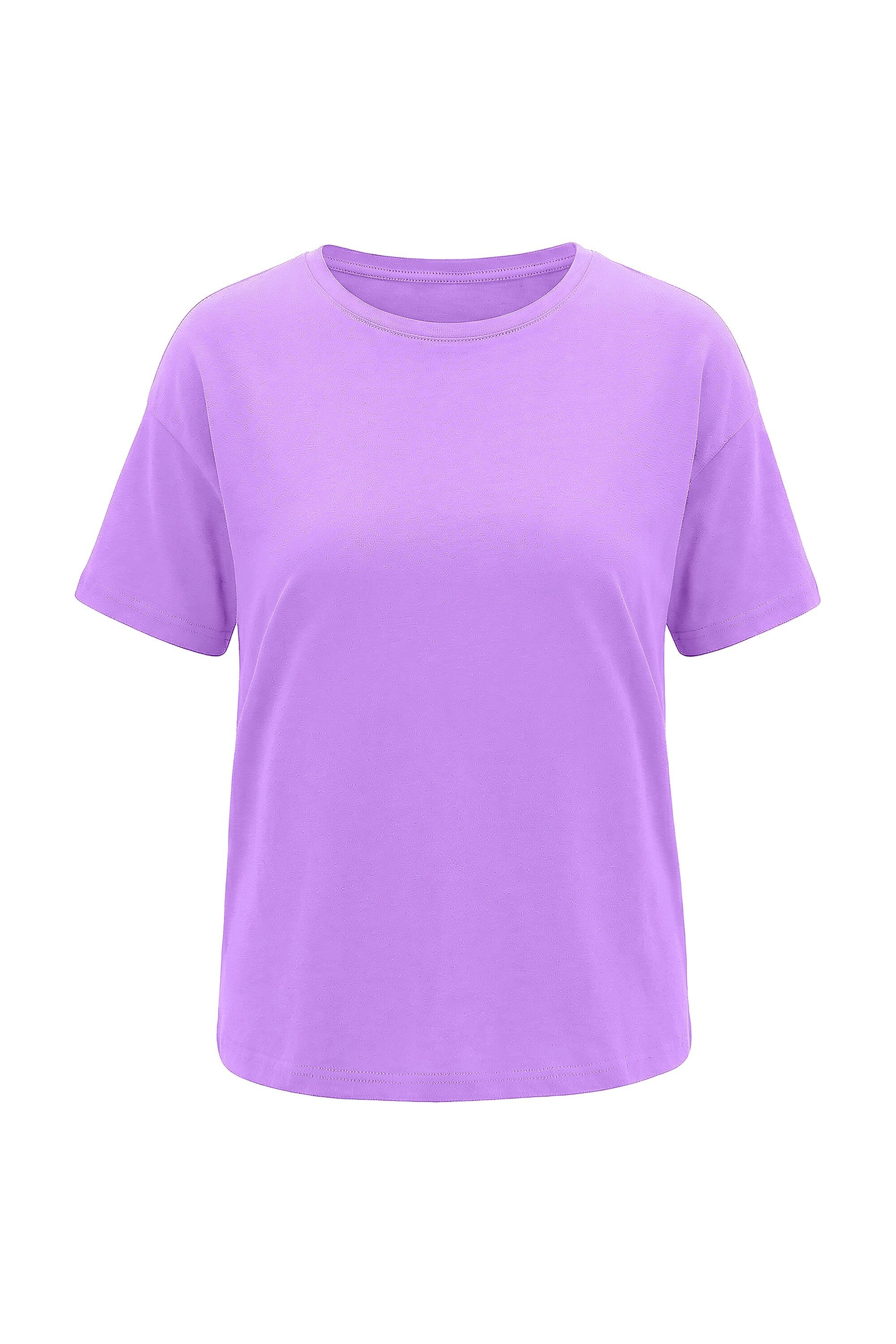 Studio Untold T-Shirt Basic-Shirt Relaxed Shape überschnittene Schultern
