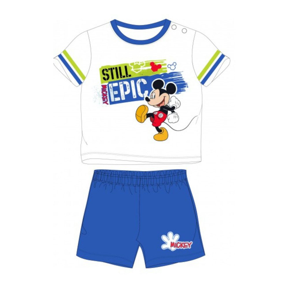Shirt & Hose Babymode 'Still Epic', Mickey Mouse Motiv, Kurzarmshirt & kurze Hose