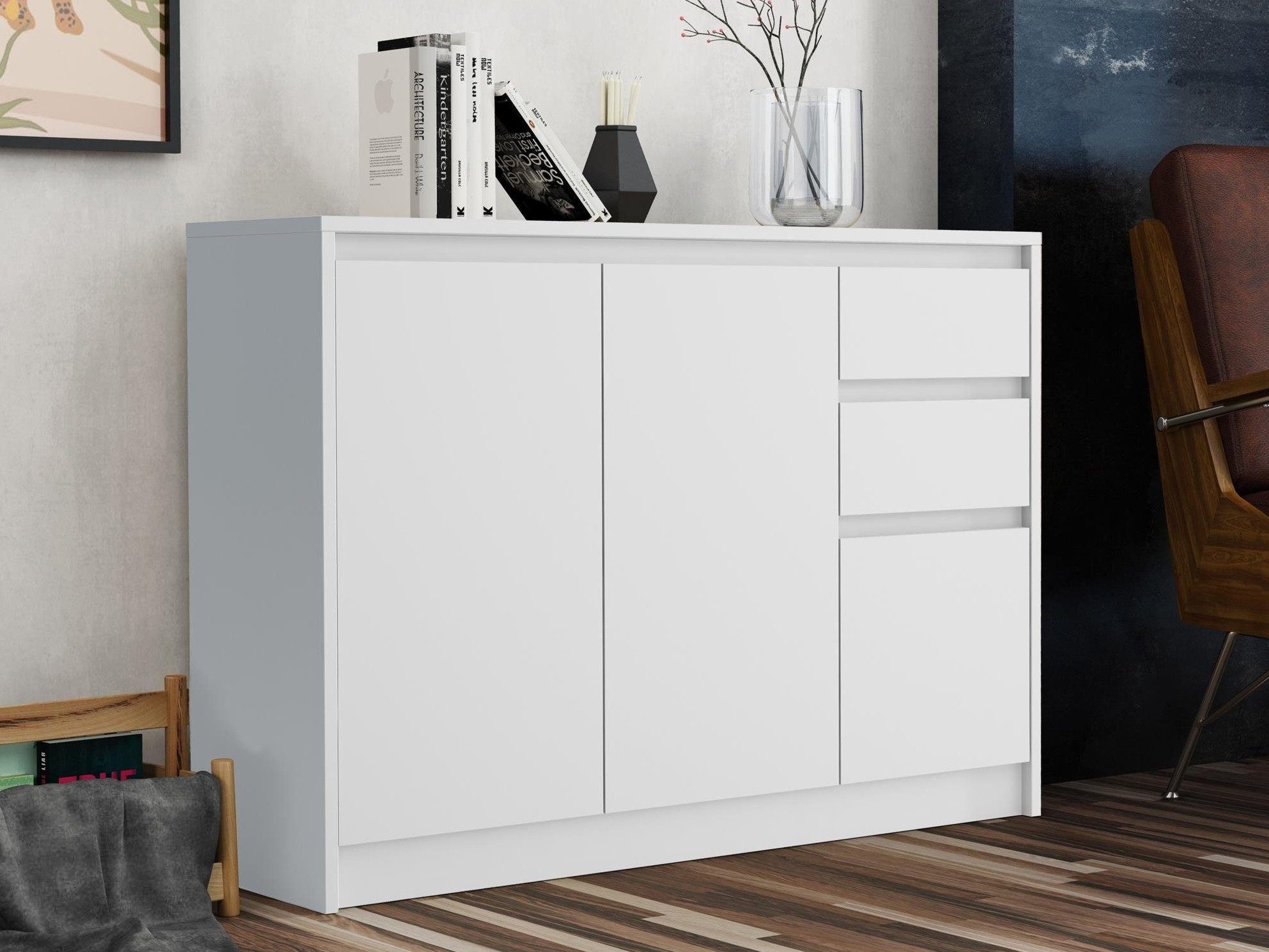Beautysofa Kommode Schubladenkommode Anthony 3D2S