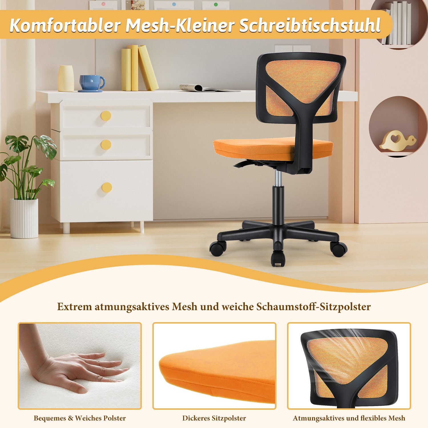 DUMOS Bürostuhl Chefsessel Schreibtischstuhl Stuhl OfficeChair günstig online kaufen