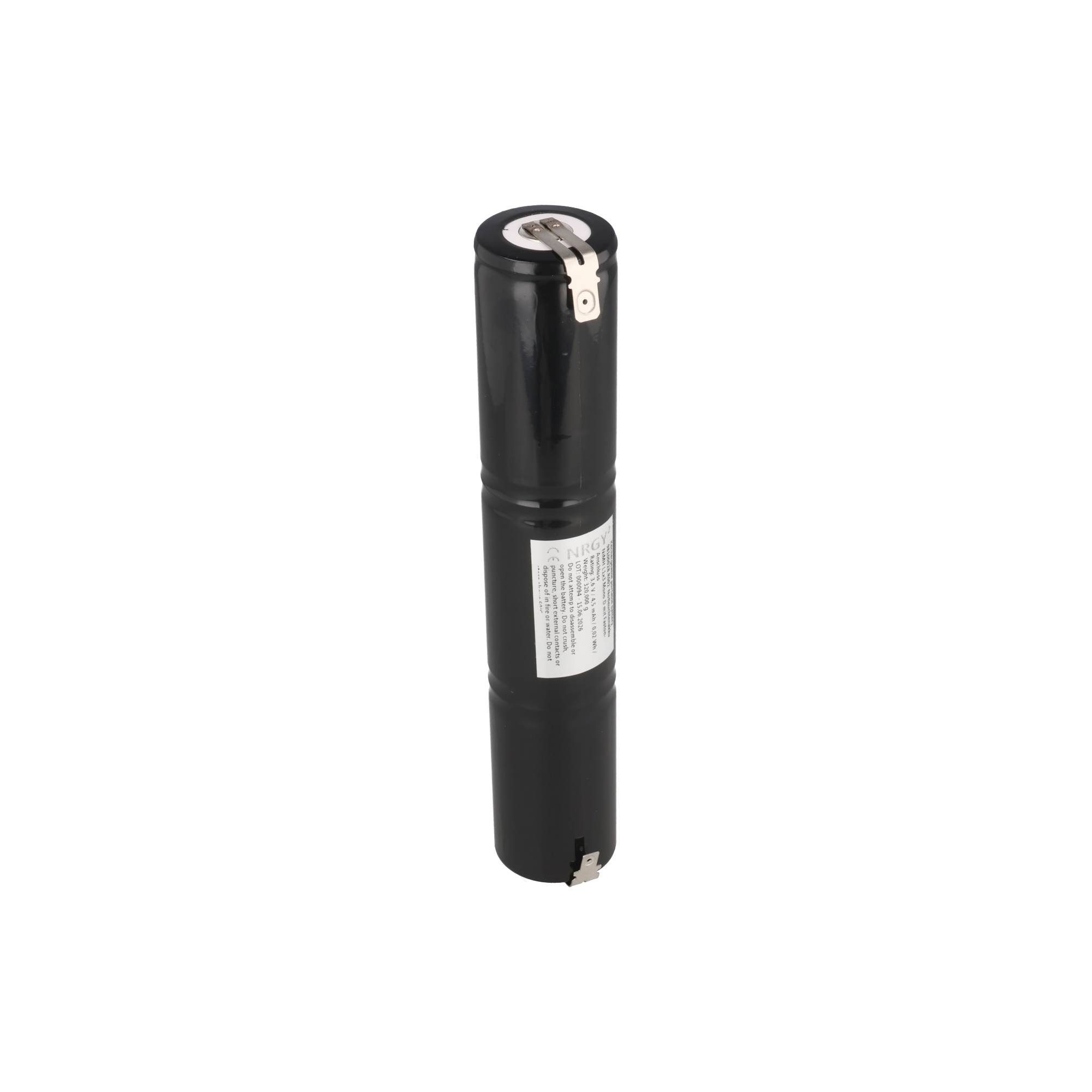 AccuCell Akku für Notstrombeleuchtung, Notbeleuchtung 3,6Volt, 4400mAh mit Fas Akku 4000 mAh (3,7 V)