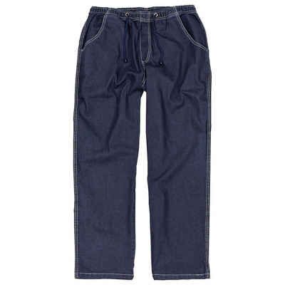 ABRAXAS Schlupfjeans Jeans mit Gummibund in Übergrößen bis 12XL, blau