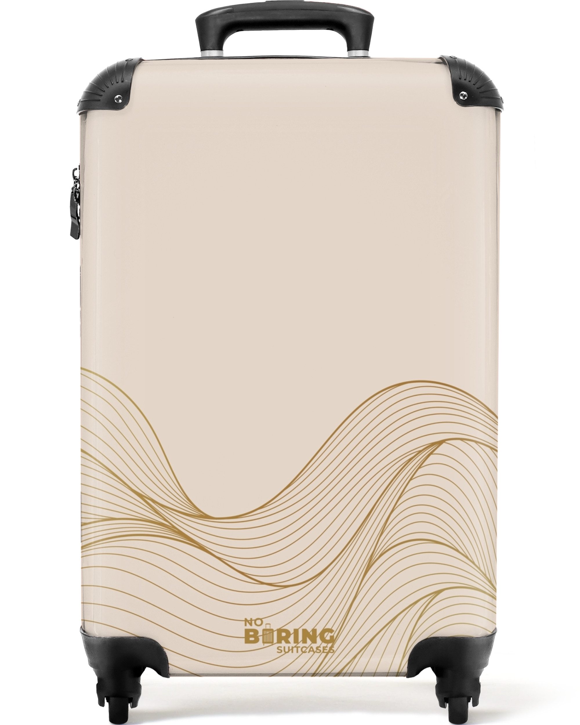 Wellenlinien - Beige