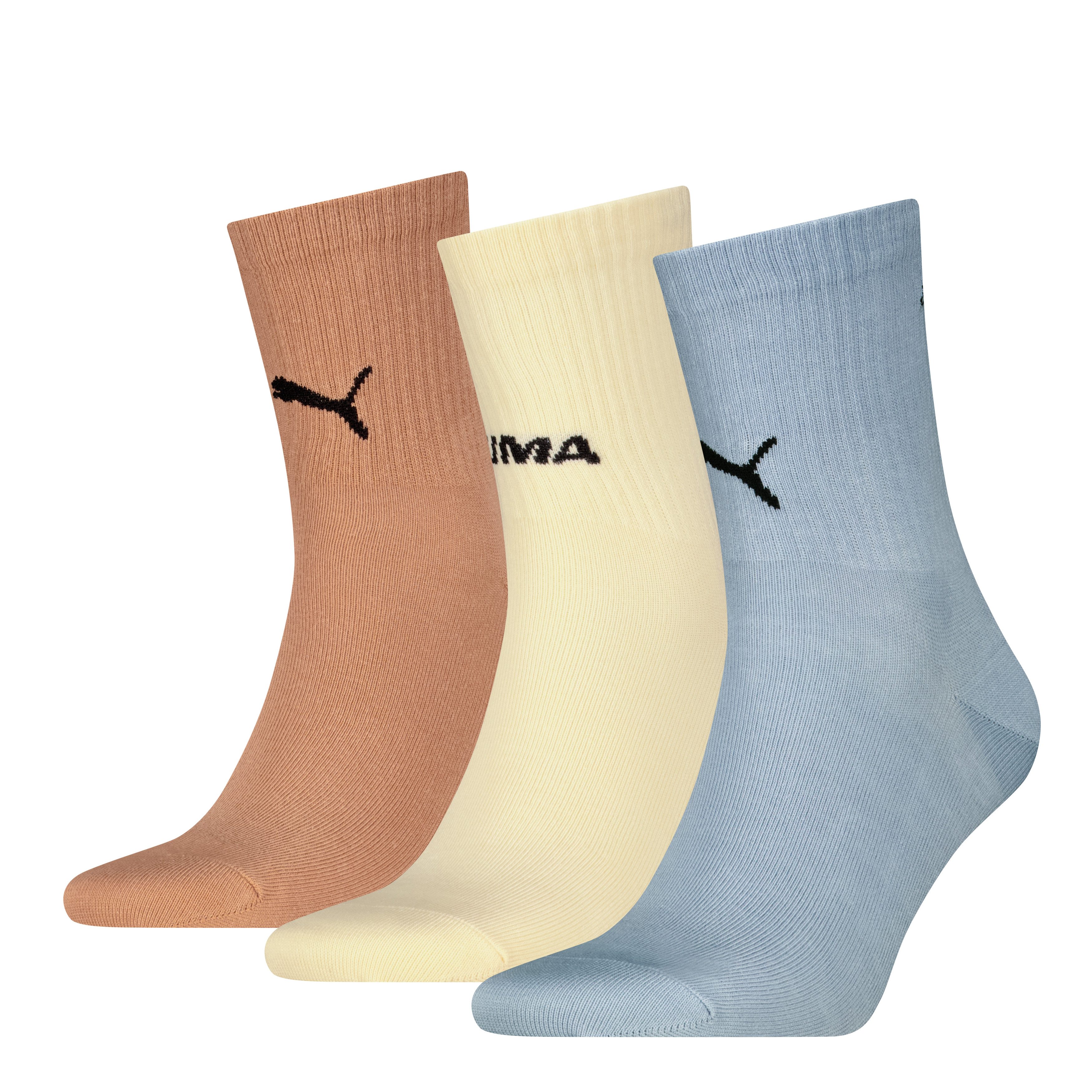 PUMA Kurzsocken PUMA UNISEX LOGO STACKING SHORT CREW (3 Paar)