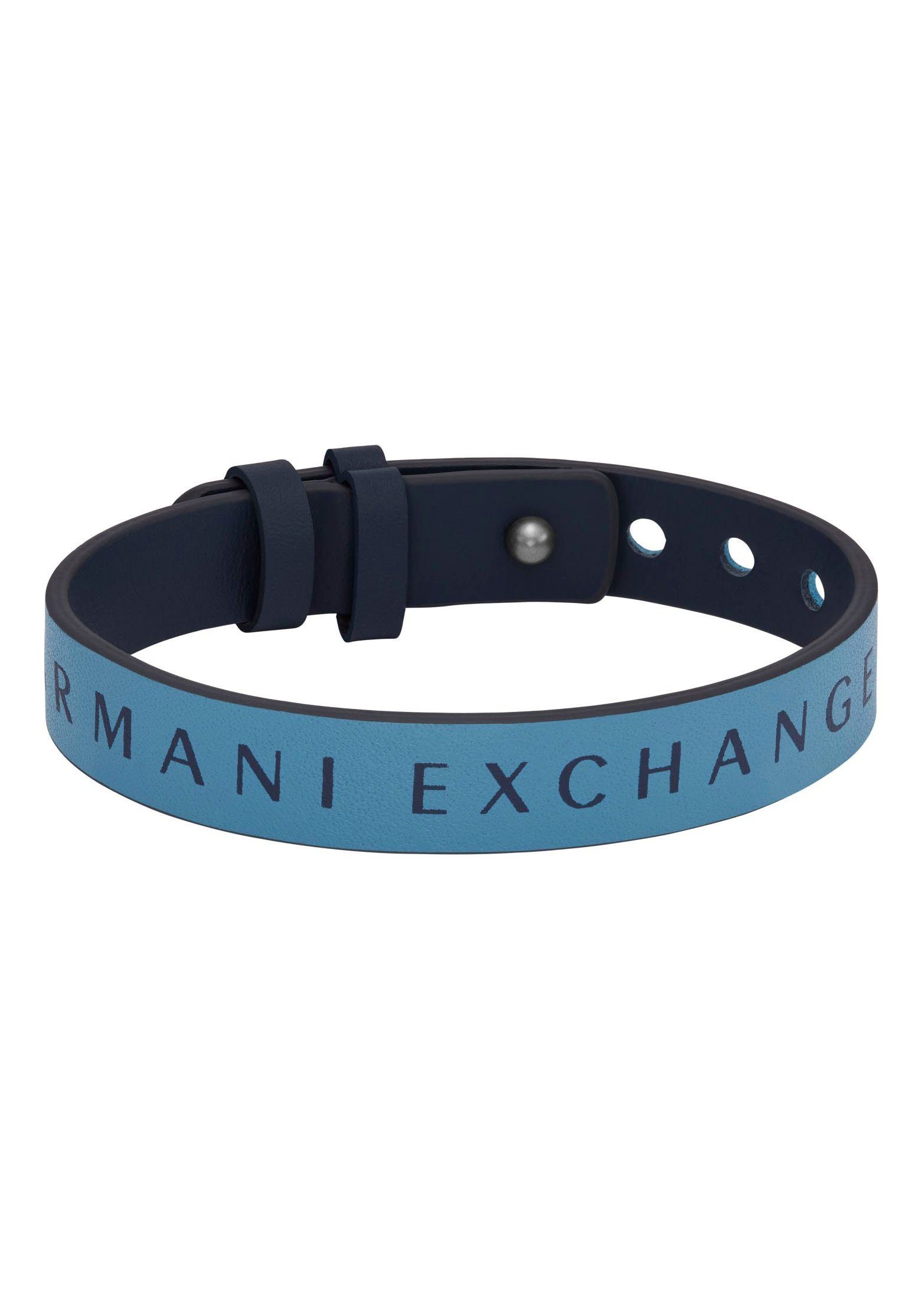 (Set, AXG0106040 AXG0108040, anthrazit-blau AXG0107040, zum ARMANI 2-tlg), Armband AXG0109040, EXCHANGE Wenden