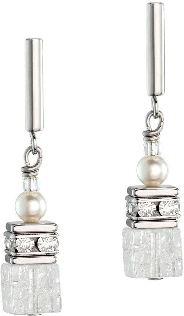 COEUR DE LION Paar Ohrstecker Schmuck Edelstahl GeoCUBE® Precious Fusion Pe günstig online kaufen