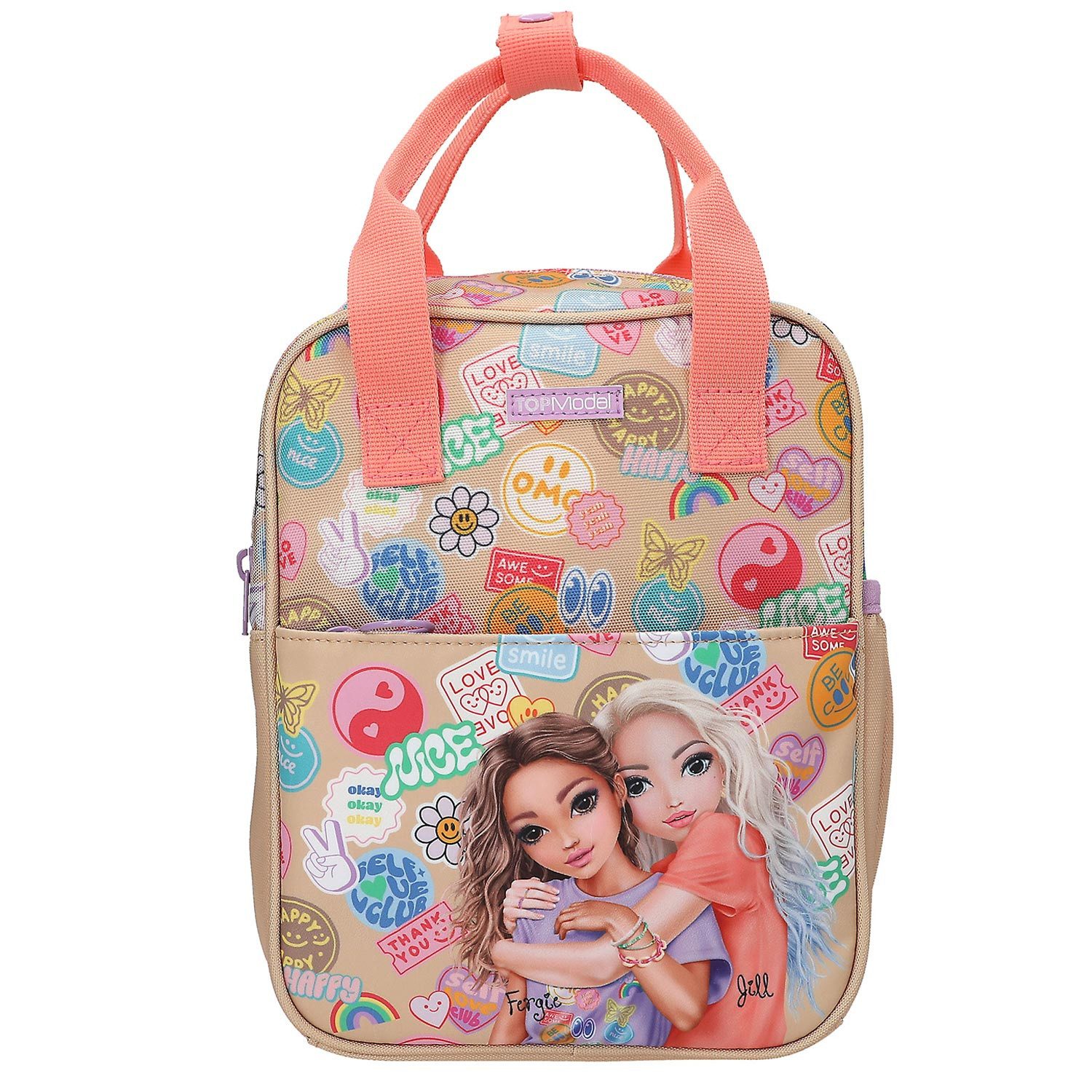 Depesche Geldbörse Depesche Kinder Rucksack TOPModel GIRL POWER 26-beige