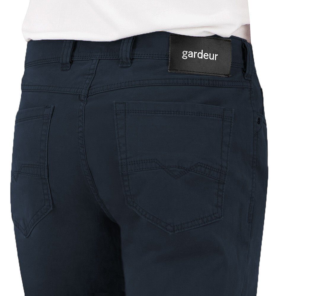 Atelier Cashmere 5-Pocket-Jeans Marine GARDEUR Touch Nevio Baumwollstretch