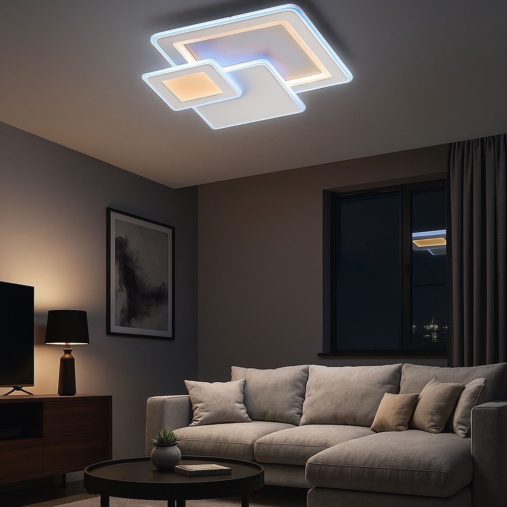 WOFI LED Deckenleuchte, LED-Leuchtmittel fest verbaut, Tageslichtweiß, Deck günstig online kaufen