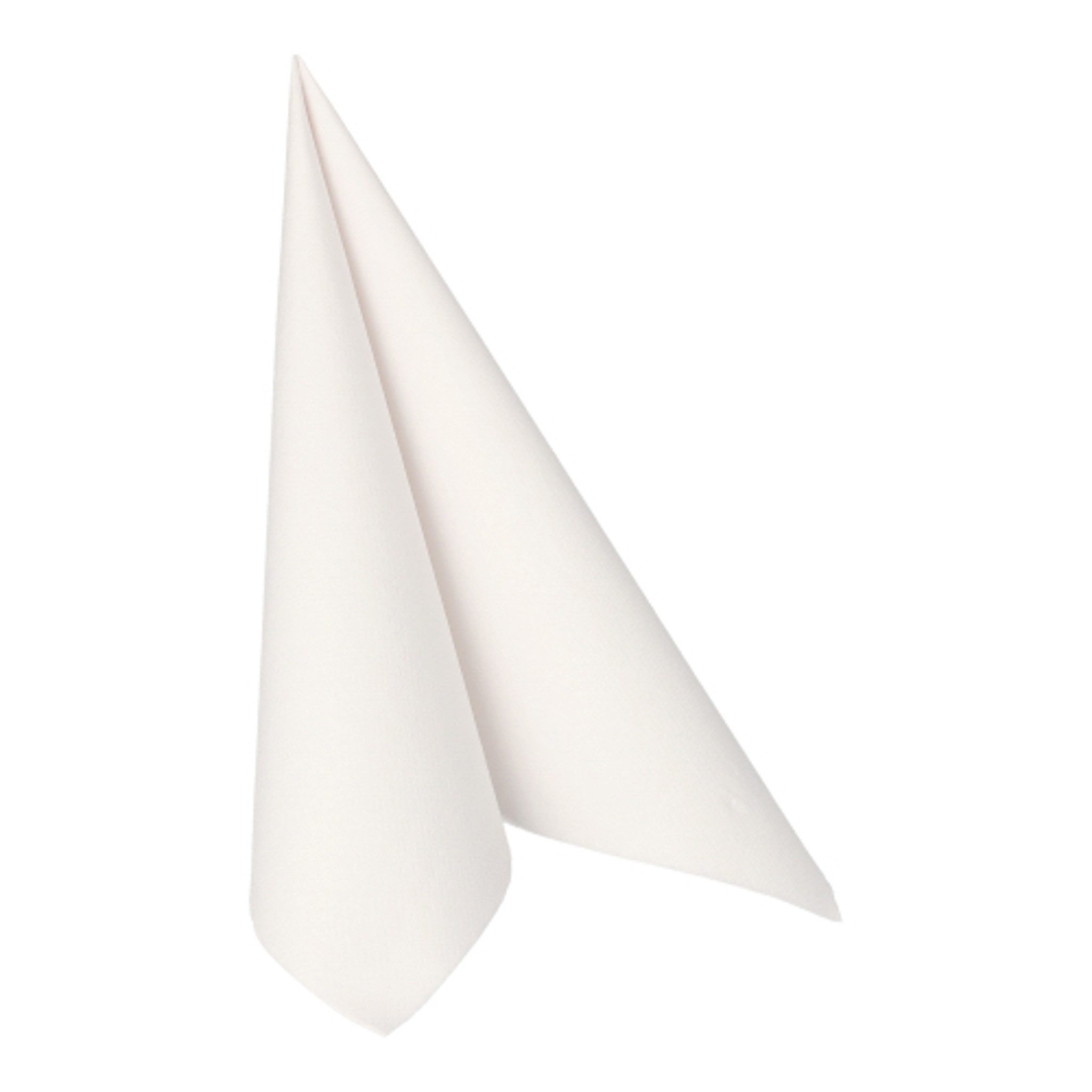 PAPSTAR Papierserviette, Servietten stoffähnlich 40x40cm Royal Collection 50 Stück Weiß