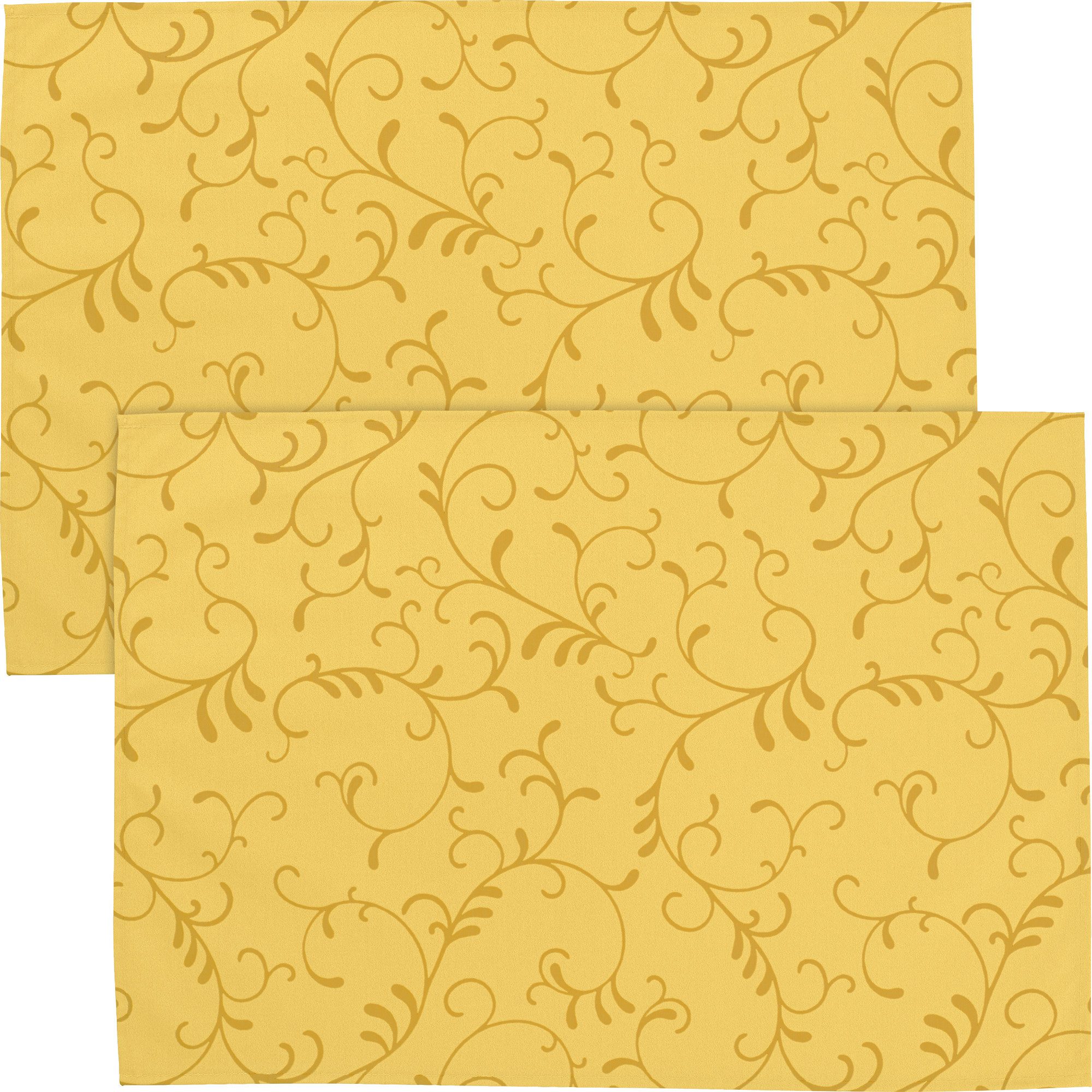 Erwin Müller Platzset Tischset "Essen" 2er-Pack, abwaschbar Ranke