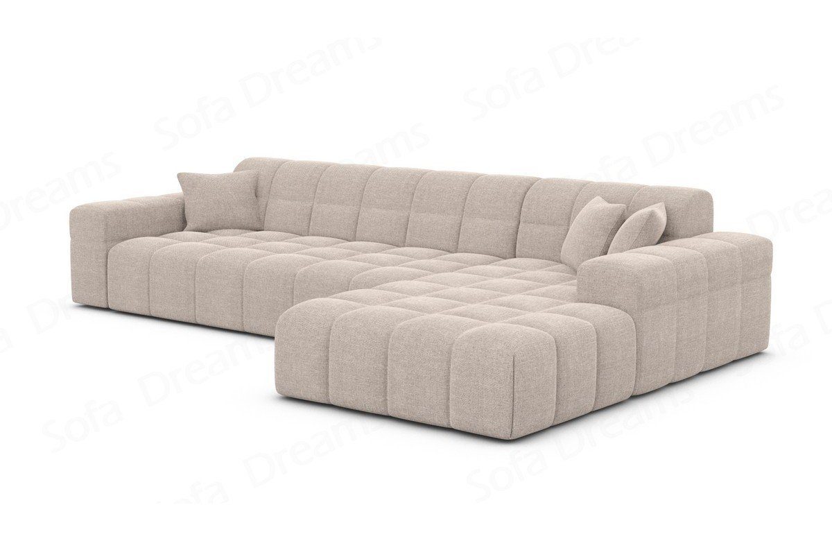 Sofa Dreams Ecksofa Stoffsofa Ibiza L Form kurz Stoff Modern Eckcouch Sofa Polstersofa