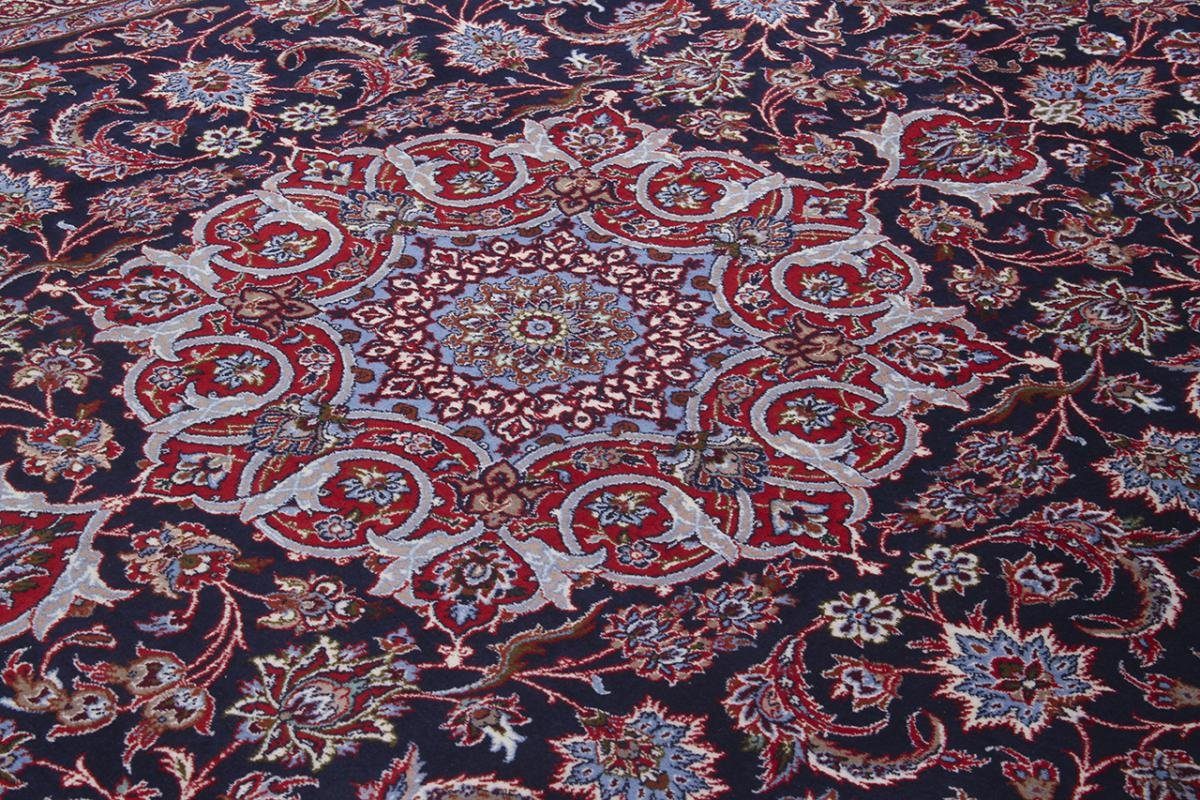 Nain Seidenkette 203x305 Orientteppich Isfahan mm Orientteppich, Handgeknüpfter 6 Höhe: Trading, rechteckig,