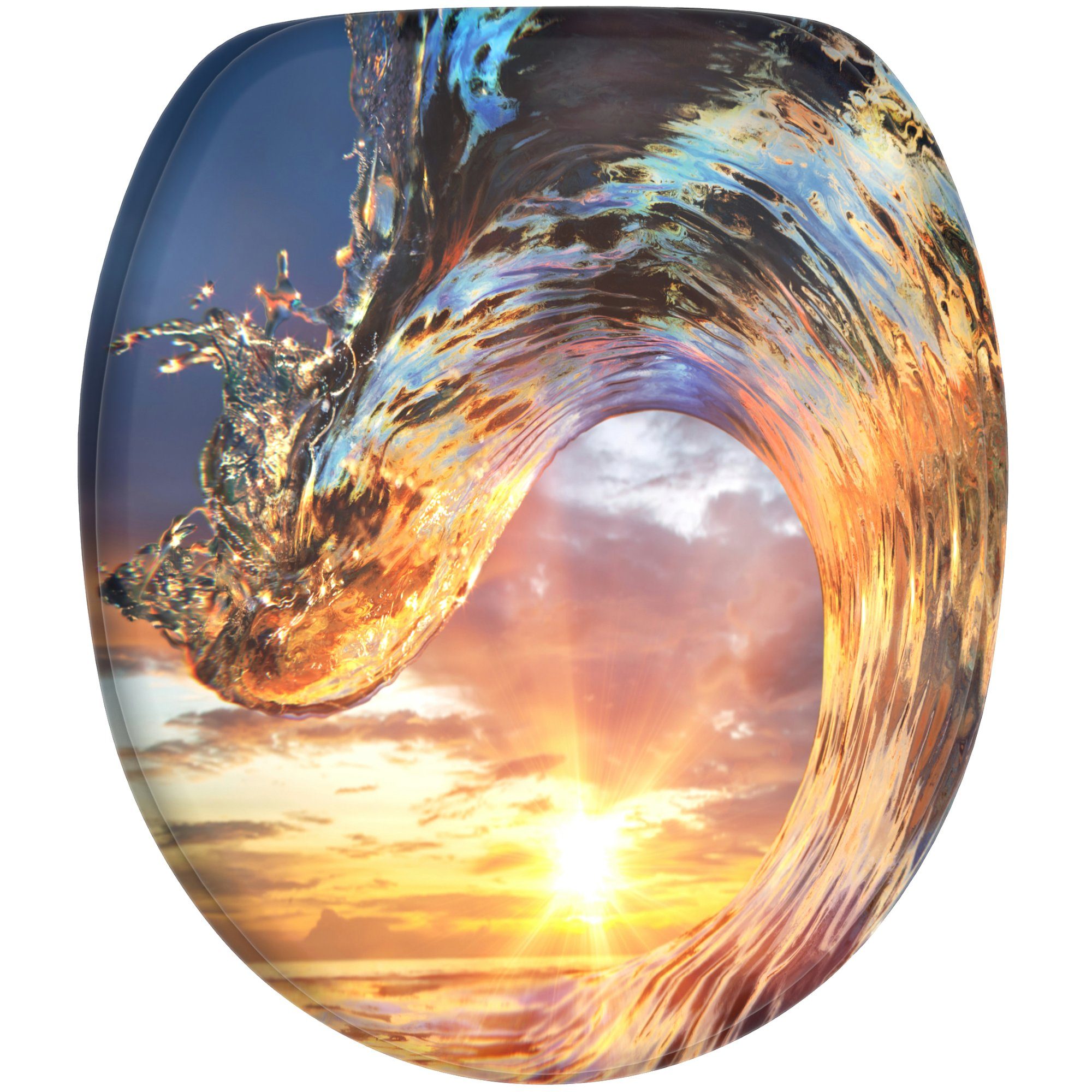 Sanilo WC-Sitz Wave, mit Absenkautomatik, hochwertig & modern, universell, günstig online kaufen