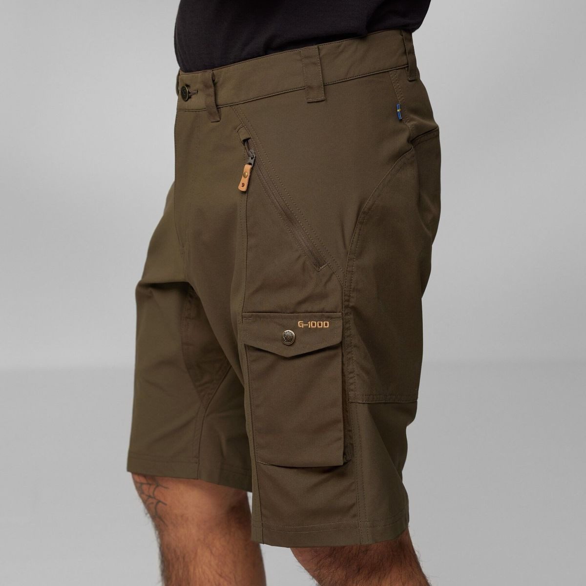 Fjällräven Shorts Abisko Shorts M Technische Wandershorts mit Stretch und G-1000-Verstärkung, ideal für