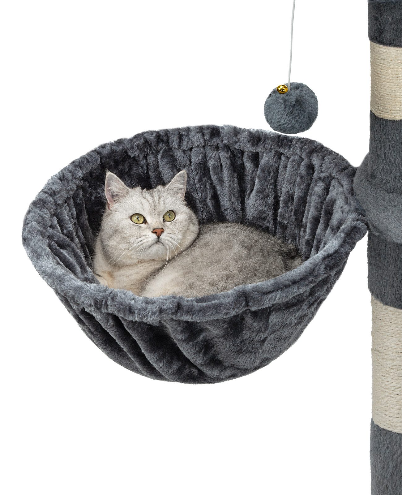 Kratzbaum-Liegemulde lionto Liegemulde für Kratzbäume 40 cm Durchmesser, 15 - 25 cm Tiefe