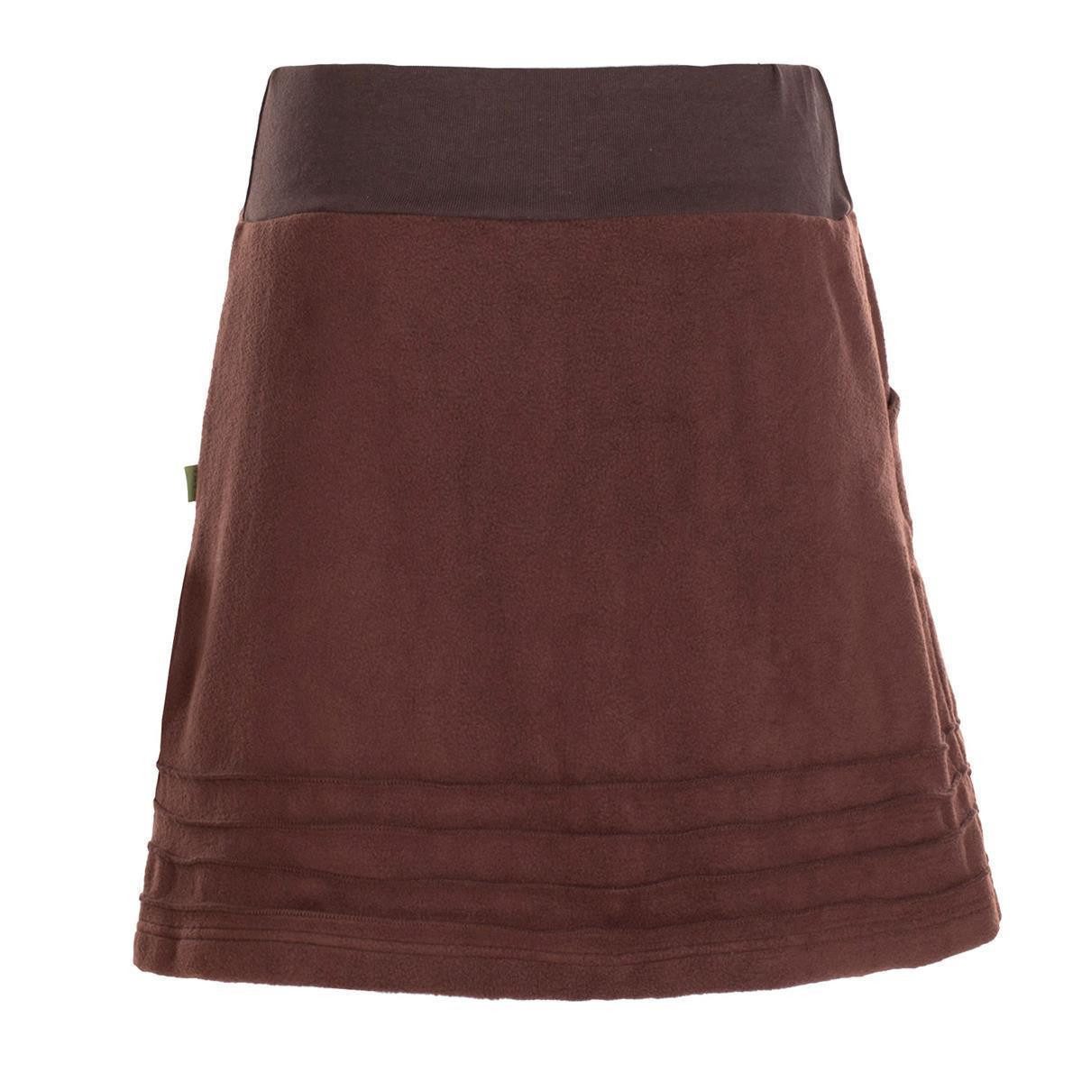 Vishes Minirock Thermorock warmer Damen Winterrock kurz Minirock aus ECO-Fleece Hippie, Retro, Goa Style – Bild 2 von 5