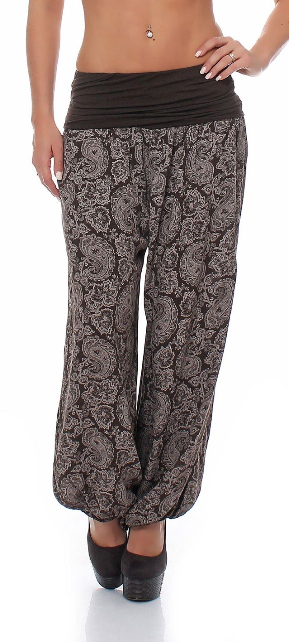 malito more than fashion Haremshose malito Damen Pumphose im Orient Design 8580 Haremshose im Orient Design