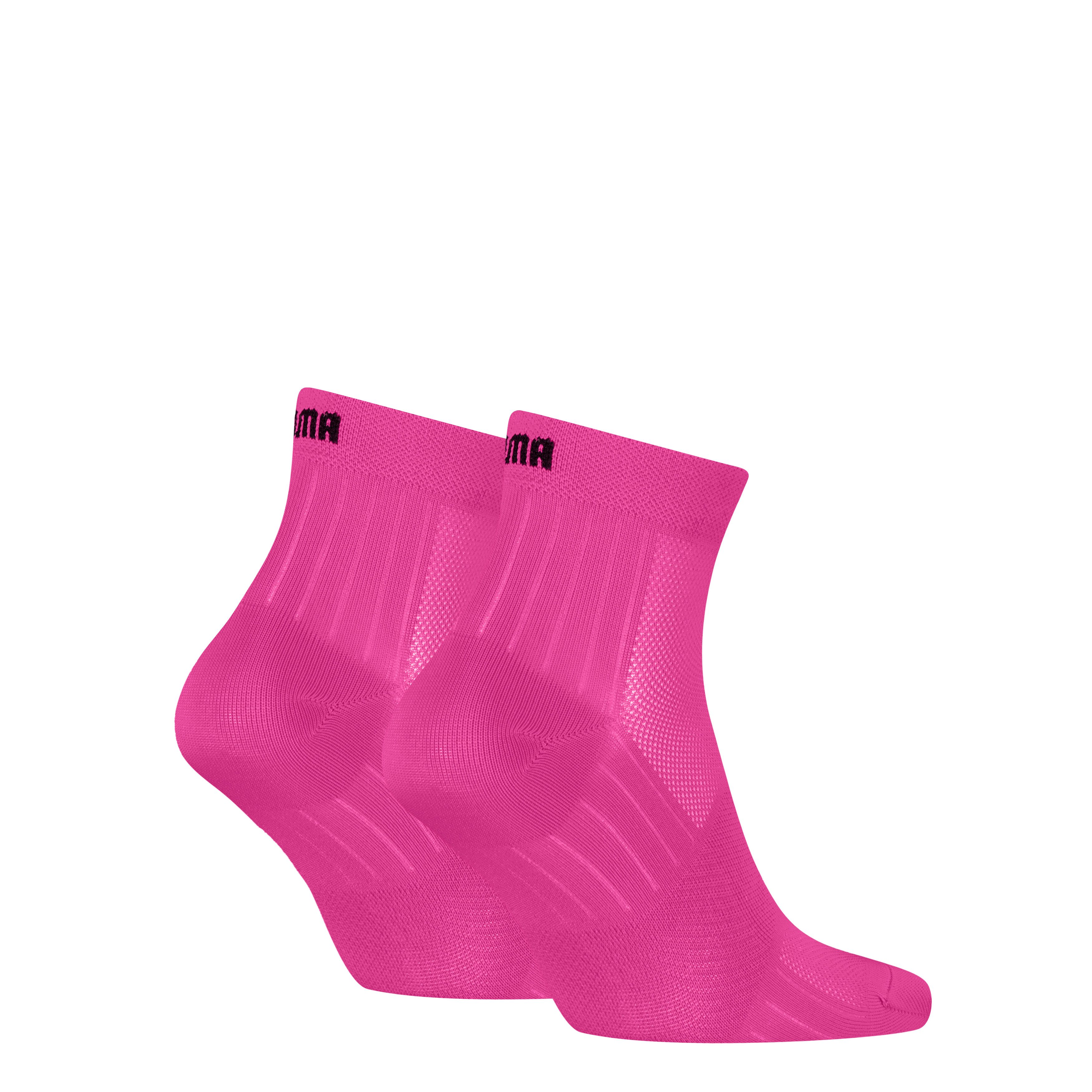 PUMA Kurzsocken PUMA UNISEX SPORT LIGHT QUARTER 2P (2 Paar) mit verstärktem Fersen- und Zehenbreich
