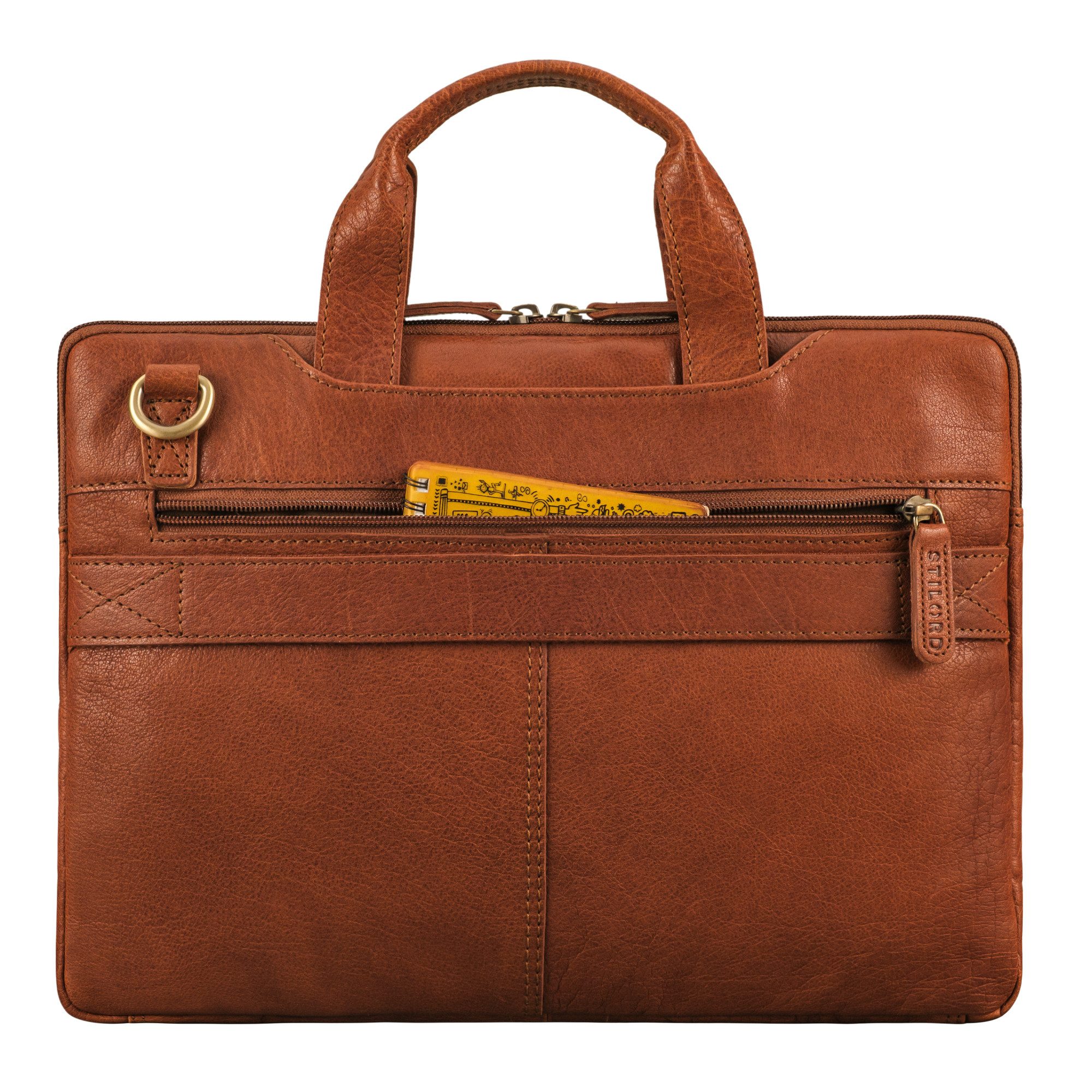 STILORD Laptop-Hülle "Ross" Vintage Laptoptasche 13,3 Zoll Schmal