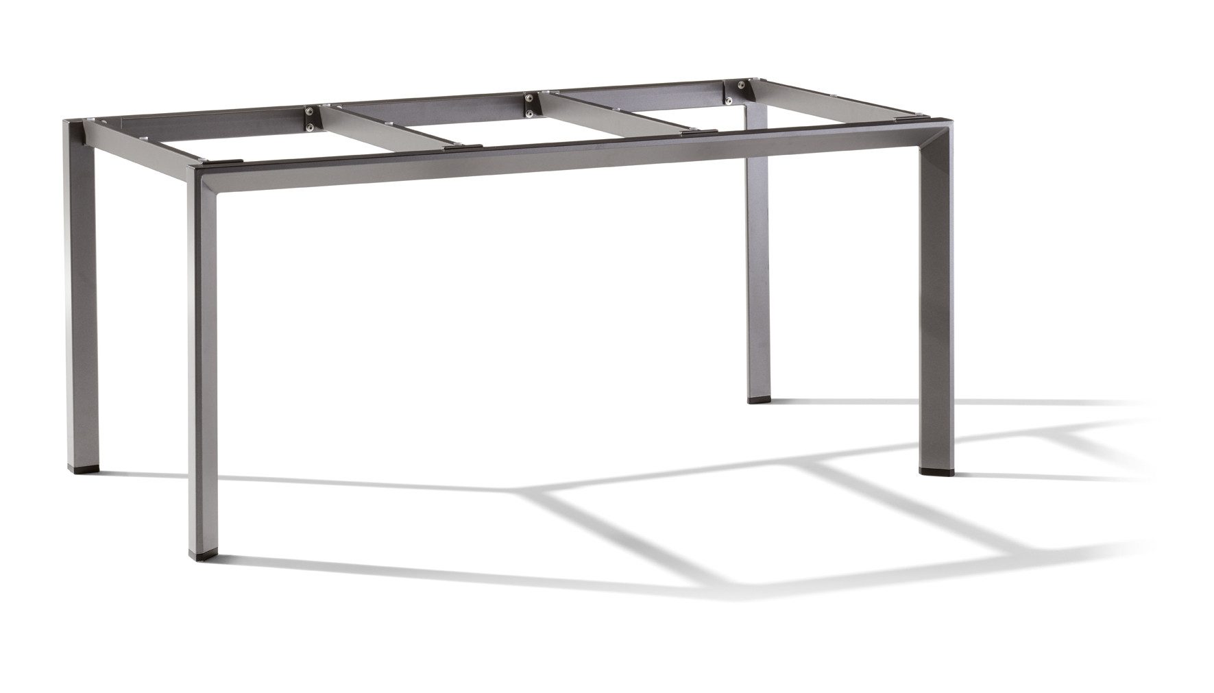 sieger Tischgestell Freesystem, in Eisengrau, Aluminium - 160x74x90cm (BxHxT)