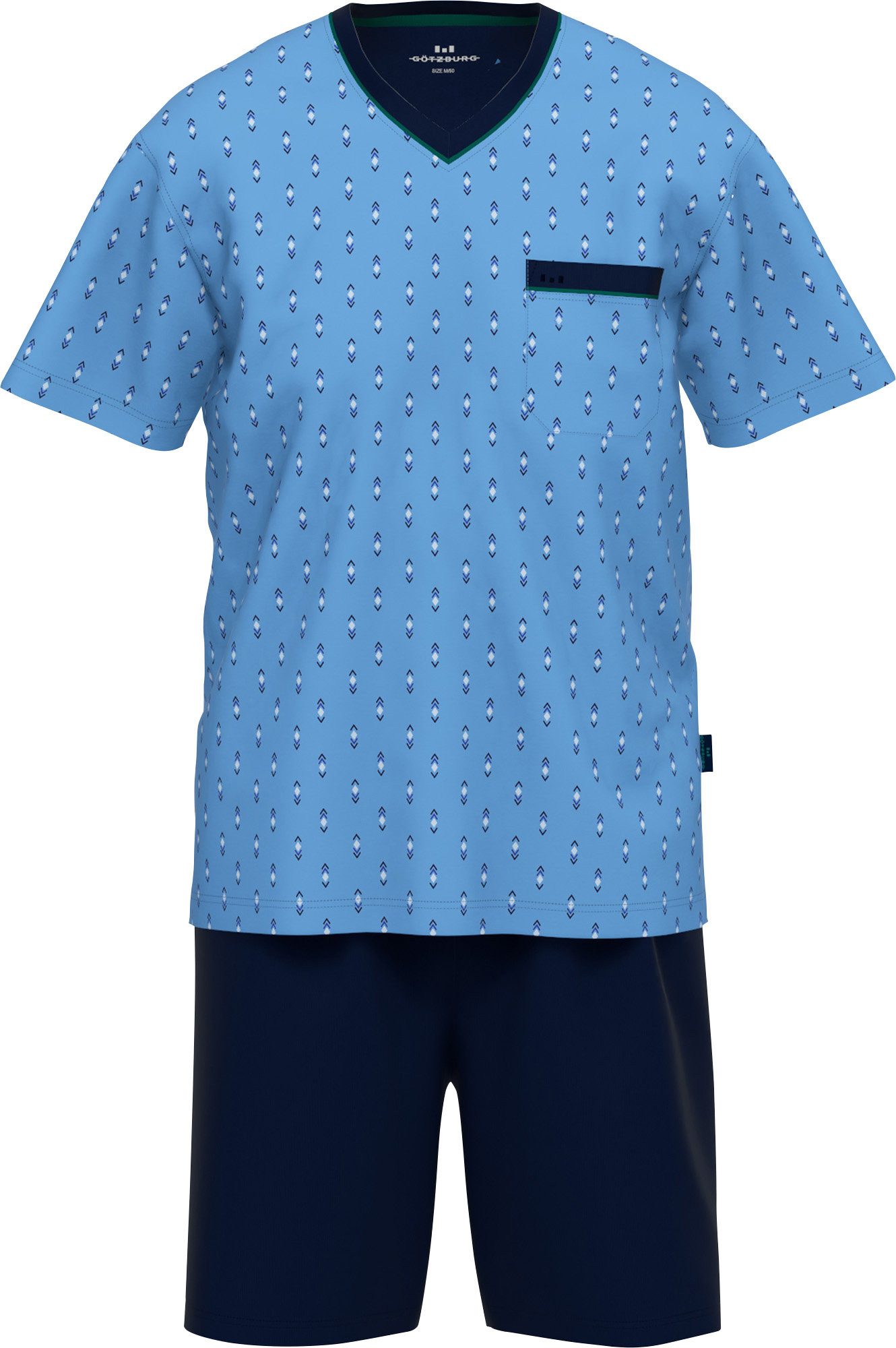 Pyjama Herren-Shorty