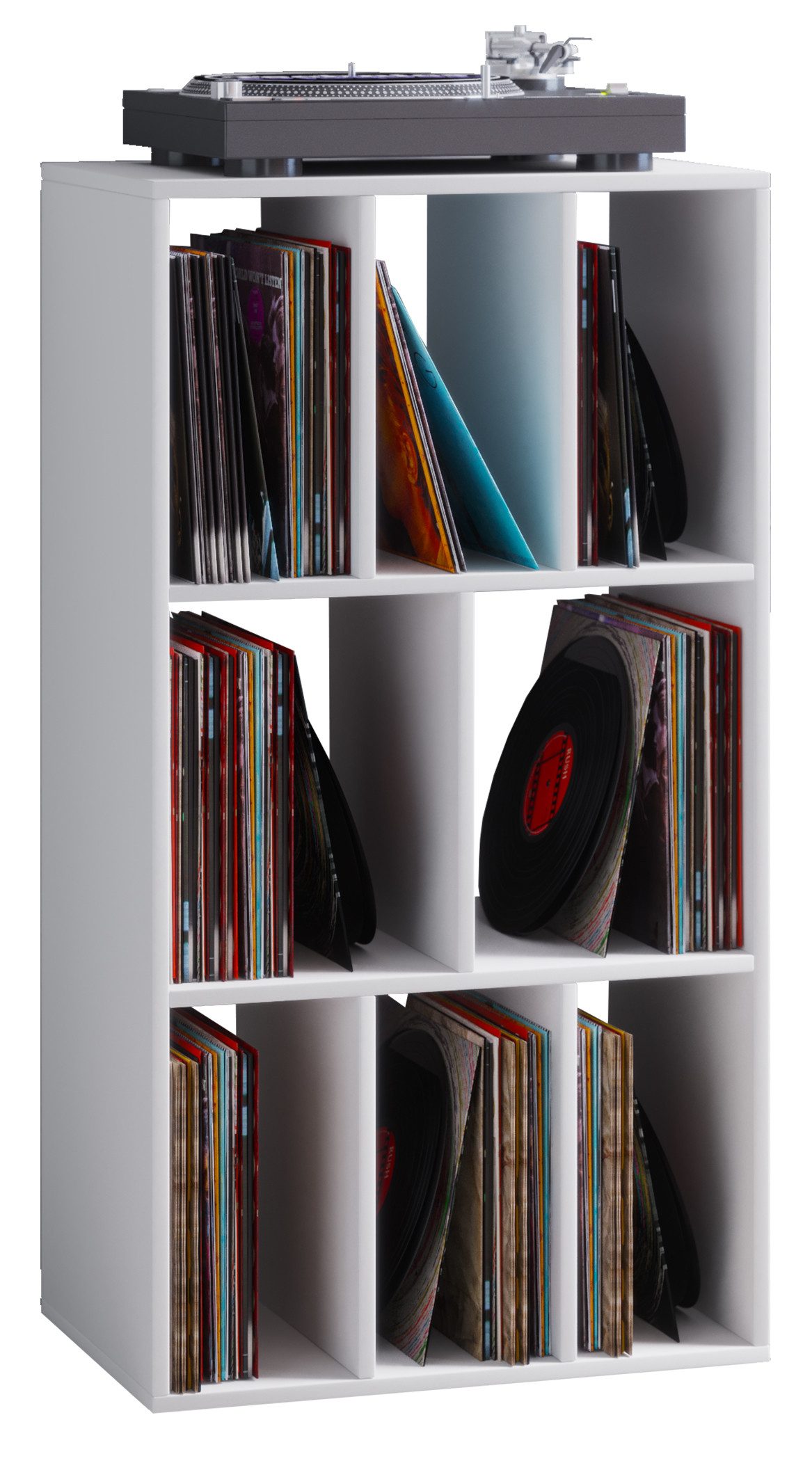 VCM Standregal Schallplattenregal Raumteiler LP Schaltino günstig online kaufen
