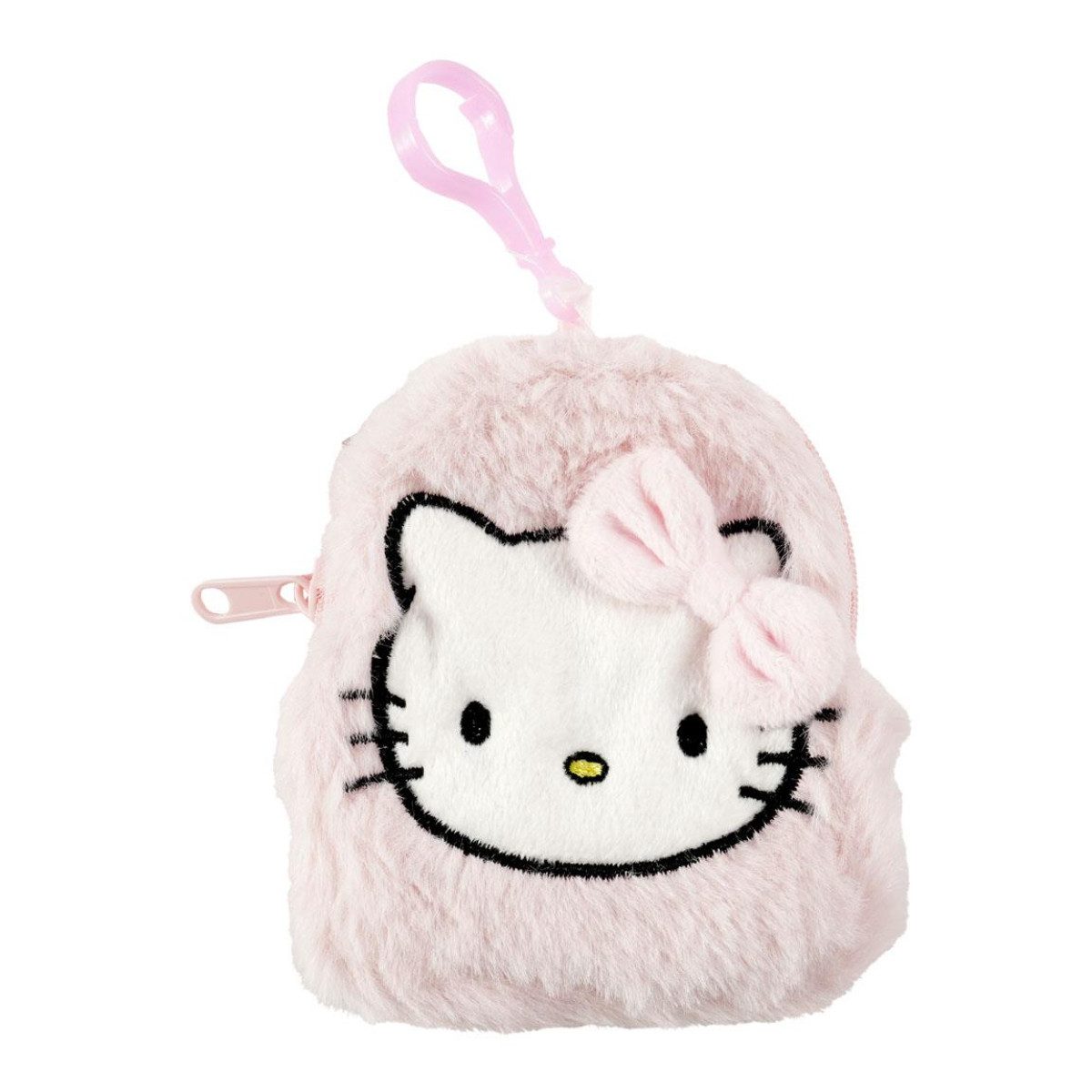 Geldbörse Hello Kitty Plüsch Portemonnaie Kinder Münztasche