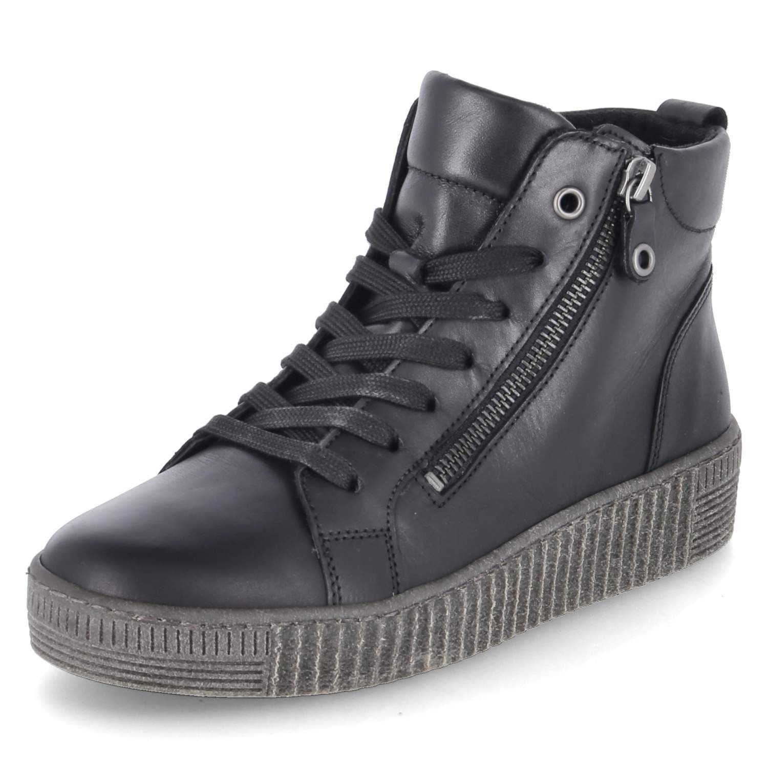 Gabor Gabor - female - 73.730.27 - Glattleder - schwarz Schnürstiefel günstig online kaufen