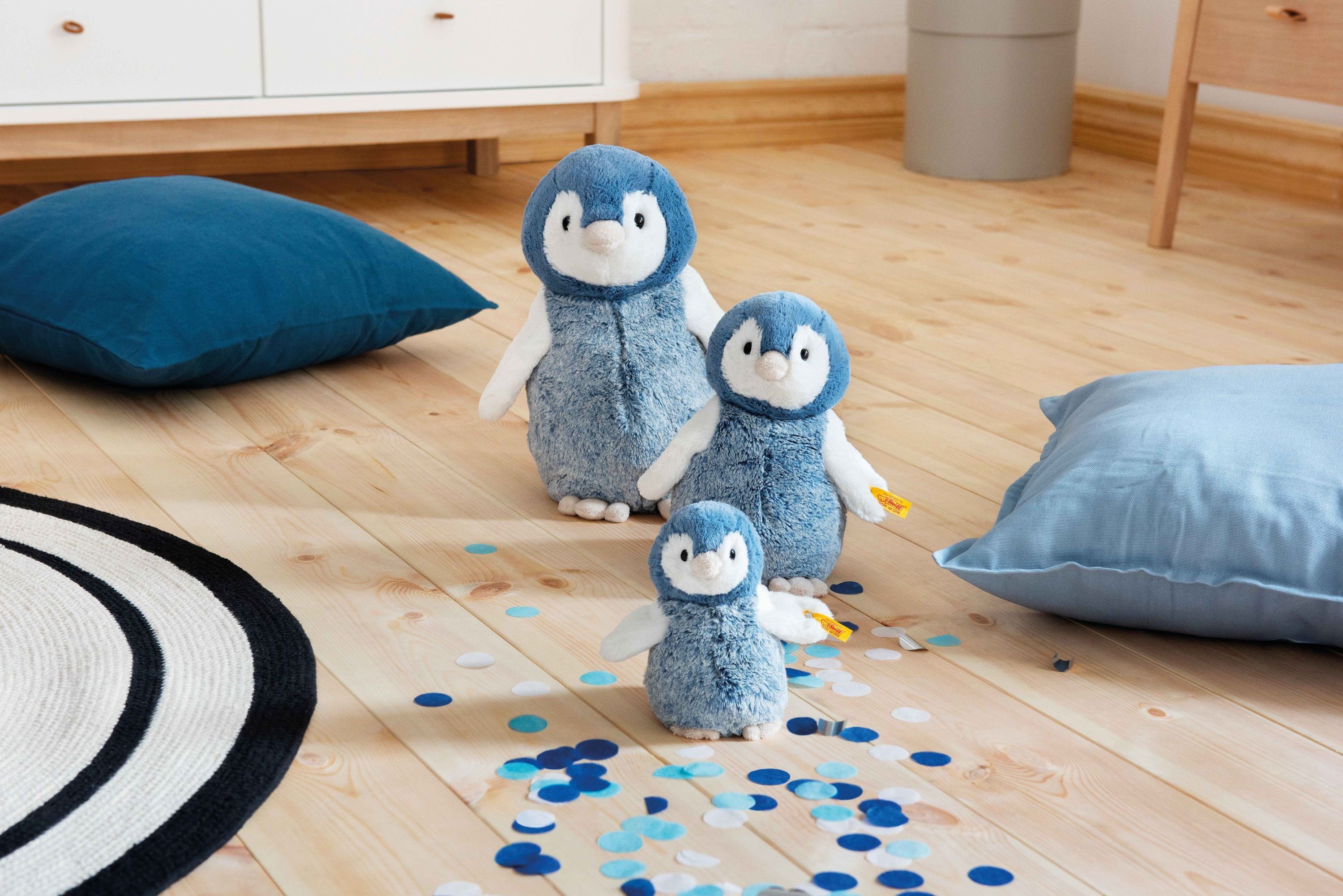 Steiff Kuscheltier Steiff Kuscheltier weiche Soft Cuddly Friends Paule Pinguin, blau/weiß