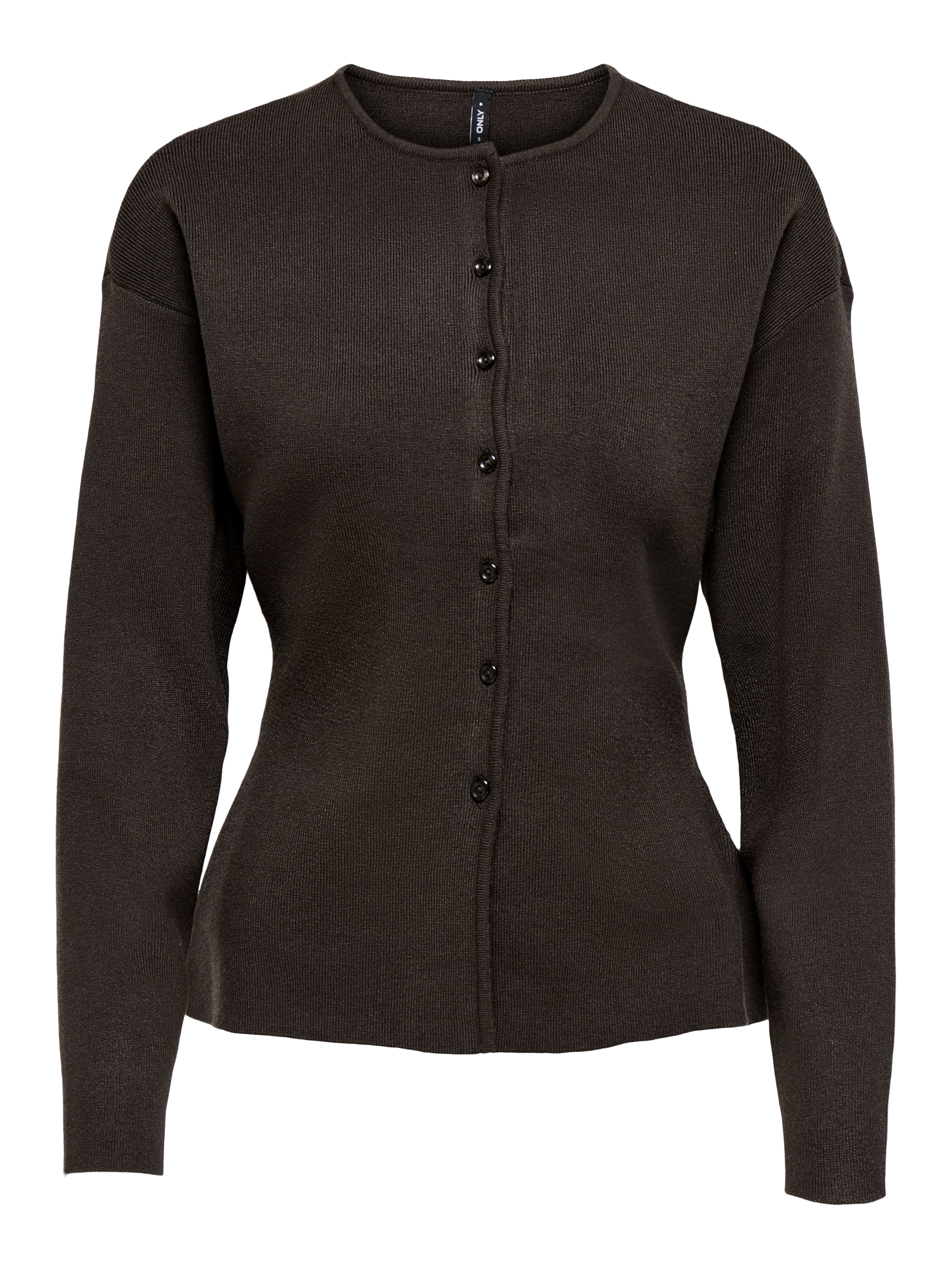 ONLY Strickjacke ONLLUCY LS O-NECK CARDIGAN EX KNT Materialmix, regular fit, Rundhals