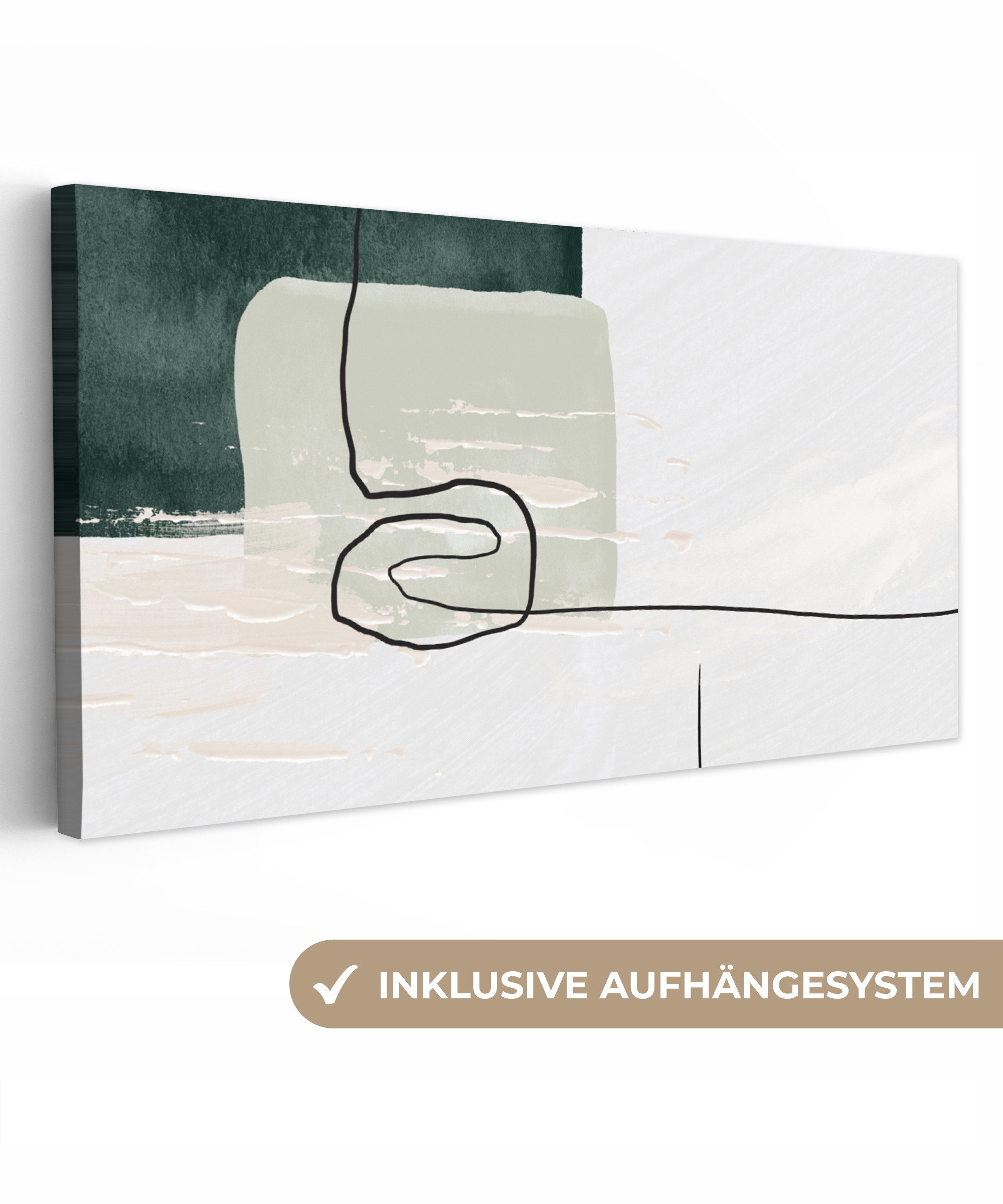 OneMillionCanvasses® Leinwandbild Panorama Abstrakt - Kunst günstig online kaufen