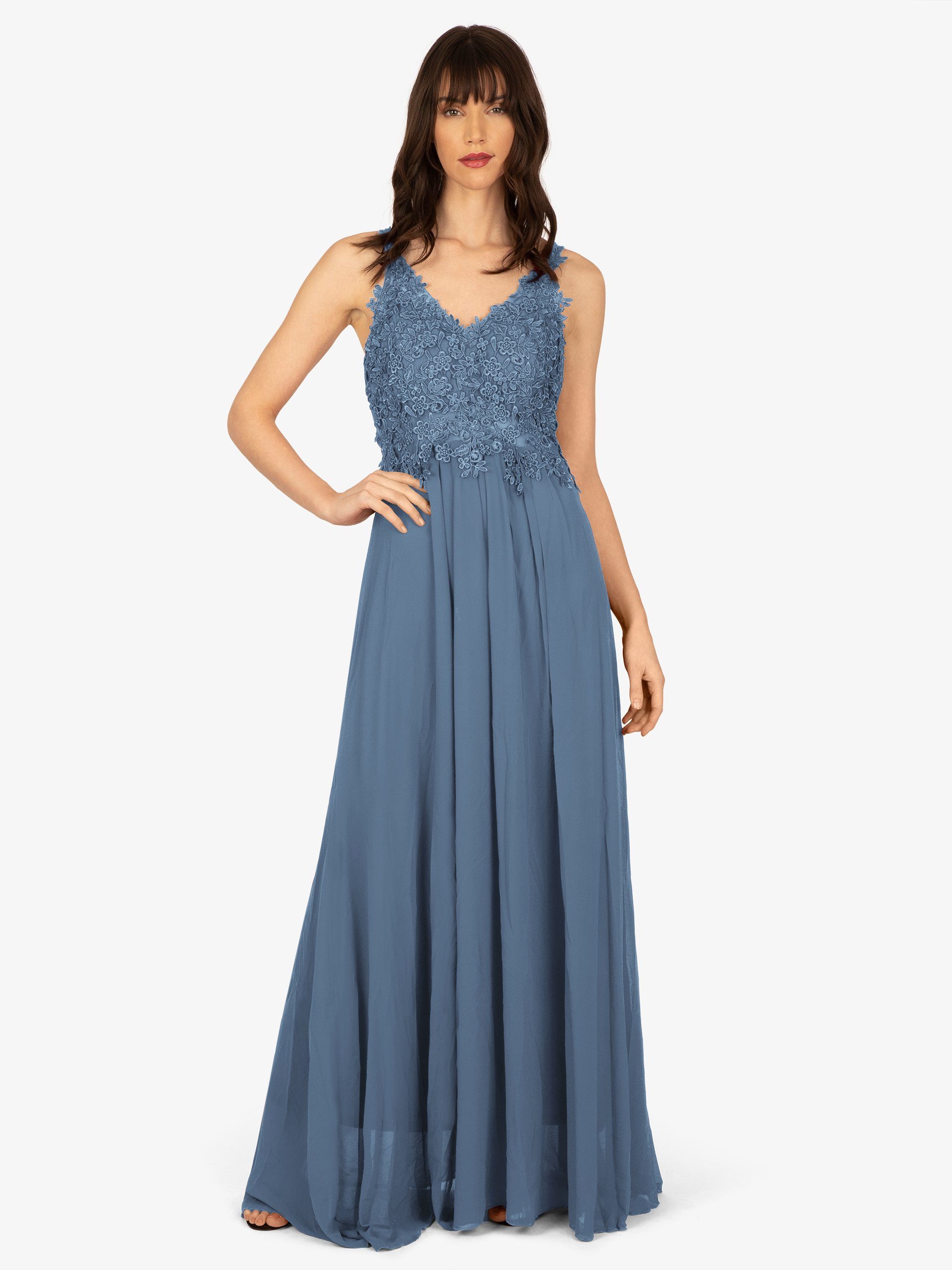 Kraimod Abendkleid aus Chiffon, Spitze und günstig online kaufen