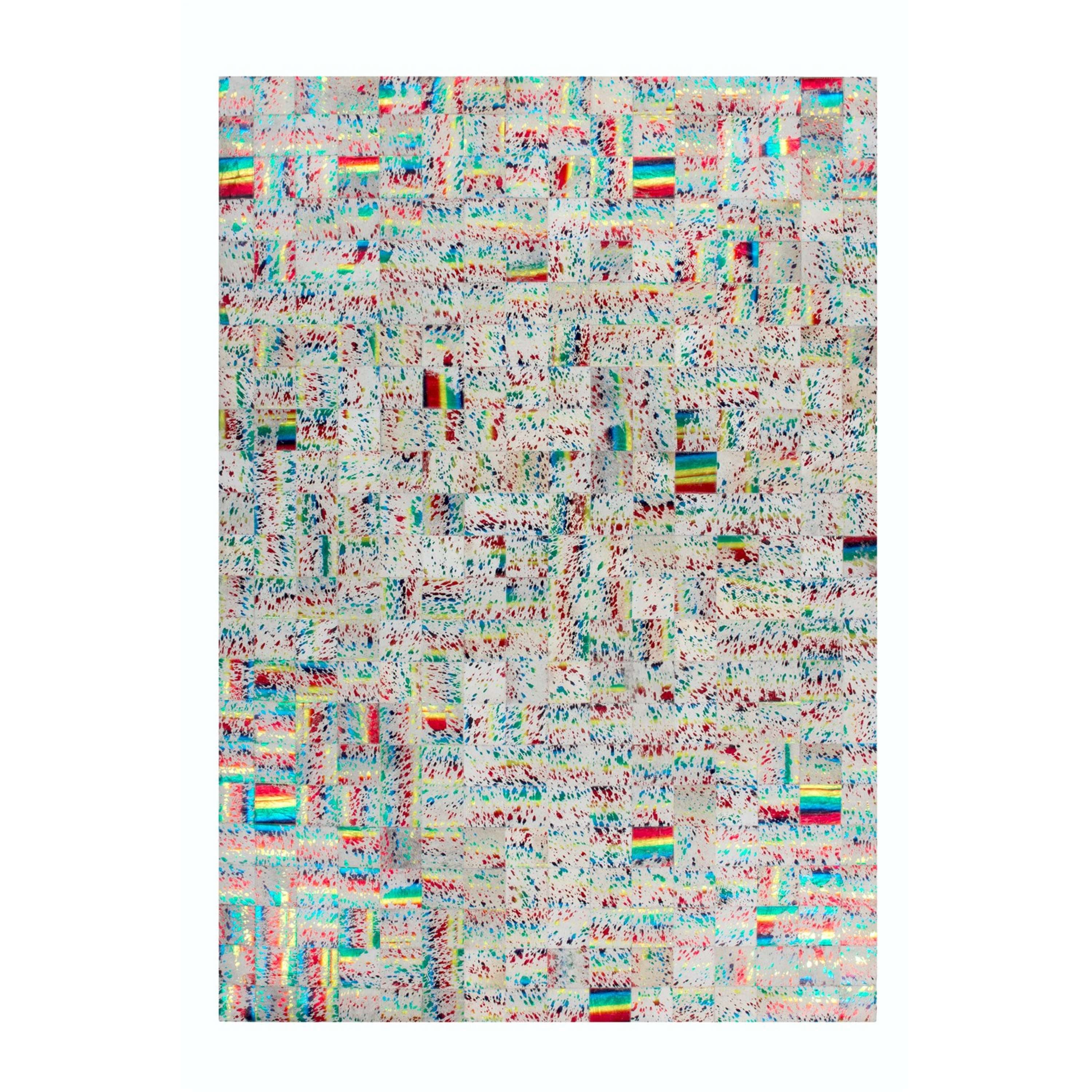 Qiyano Teppich Flachflorteppich Arturo 100 Multi 80 x 150 cm, Höhe: 80 mm