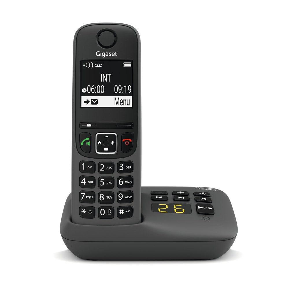 Gigaset AE690A Duo Anthrazit Schnurloses Telefon Schnurloses DECT-Telefon – Bild 3 von 3
