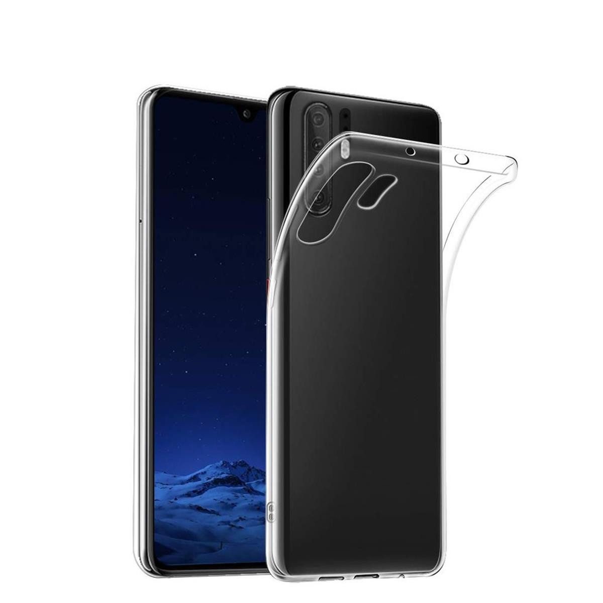 CoverKingz Handyhülle Huawei P30 Pro Handyhülle Schutzhülle Silikon Hülle Case transparent