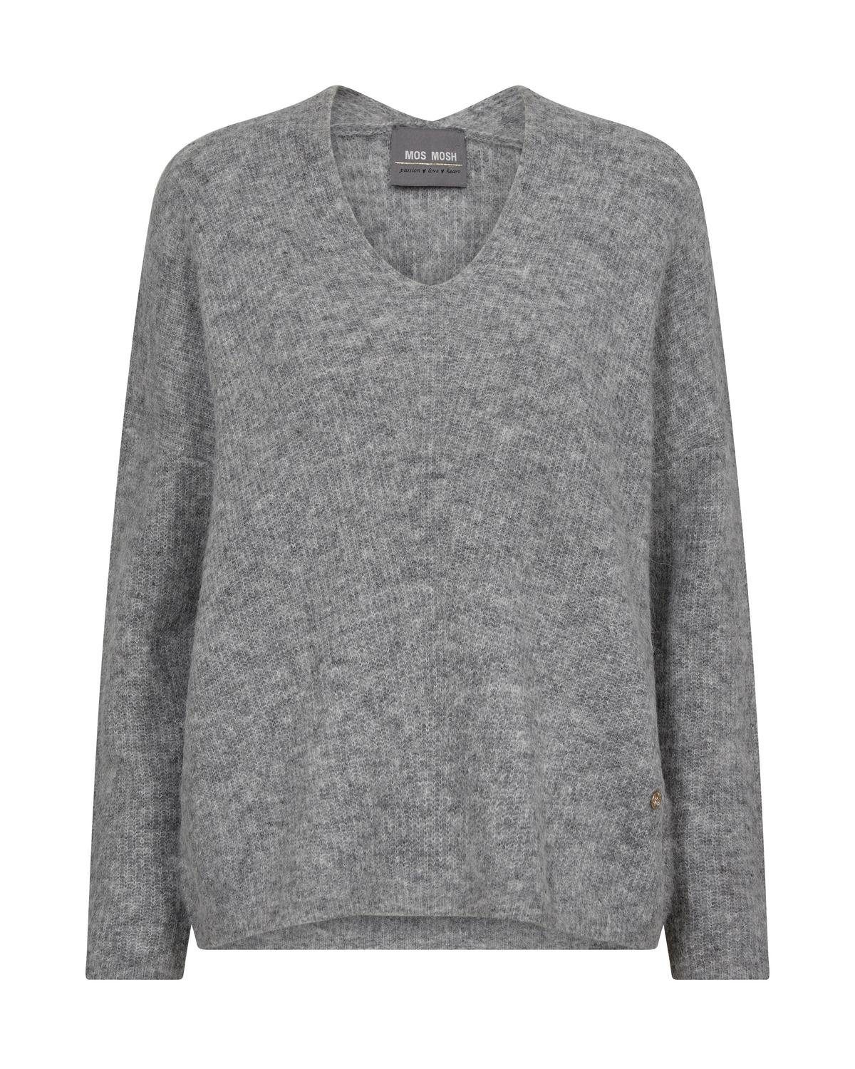 Mos Mosh Sweatshirt MMThora V-Neck Knit günstig online kaufen