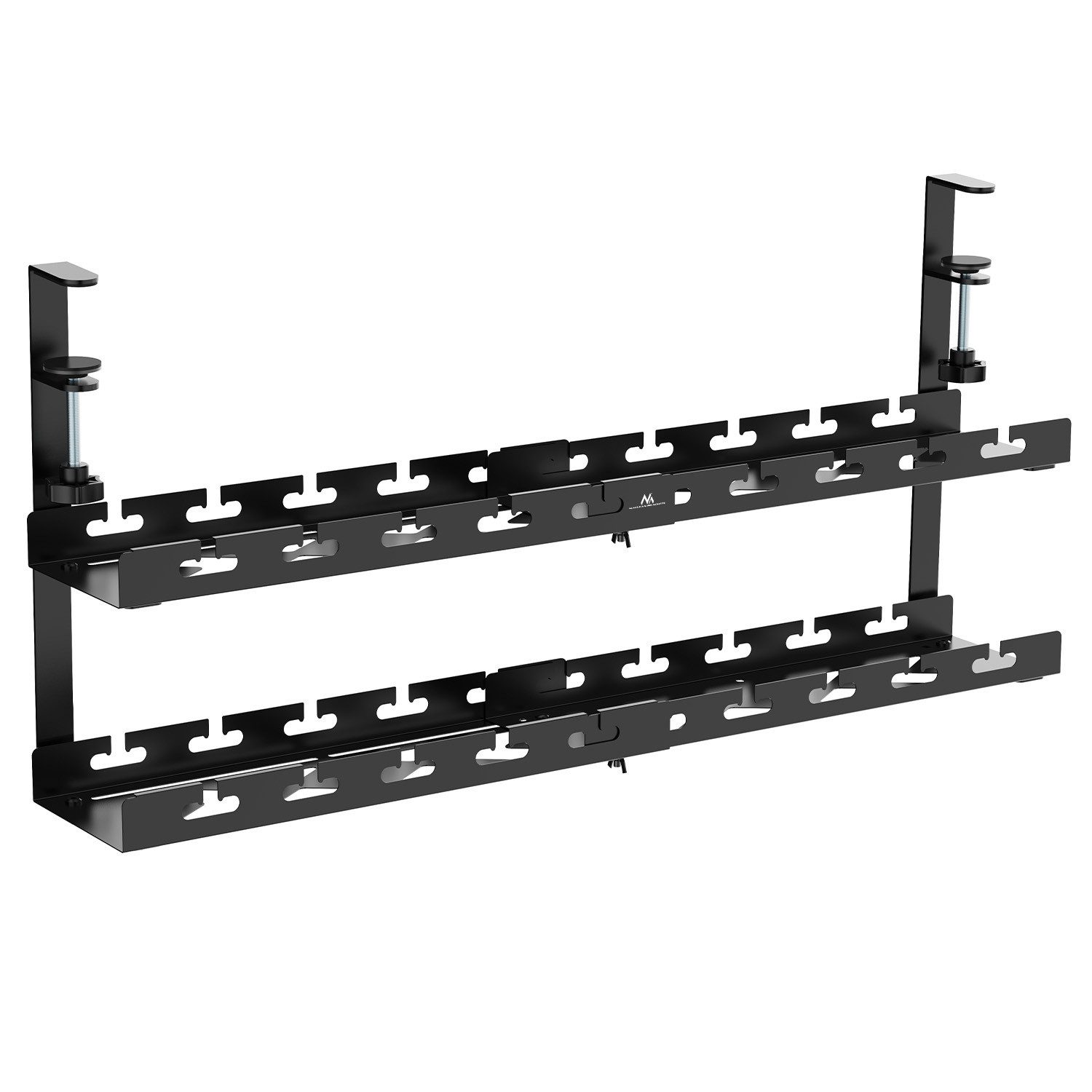 Maclean Kabelführung MC-102 Ausziehbarer Untertisch-Kabelorganisator2 Ebenen, Kabelorganisation max. 5kg Belastung, max. 728mm