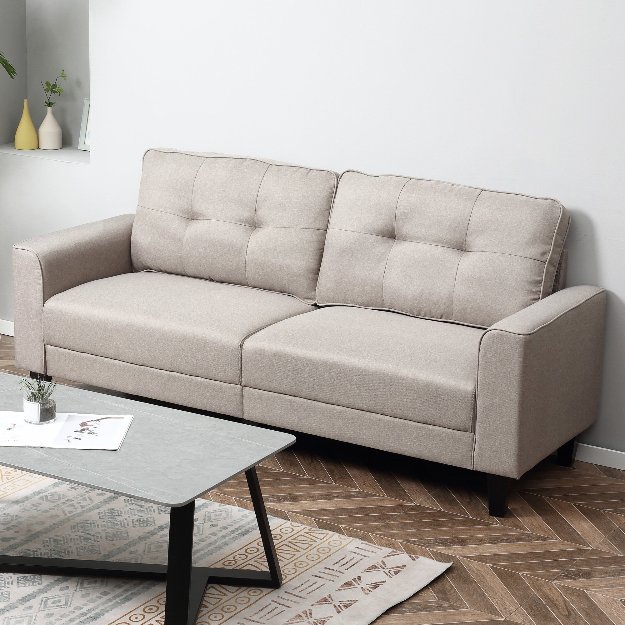 HOMCOM 3-Sitzer Sofa