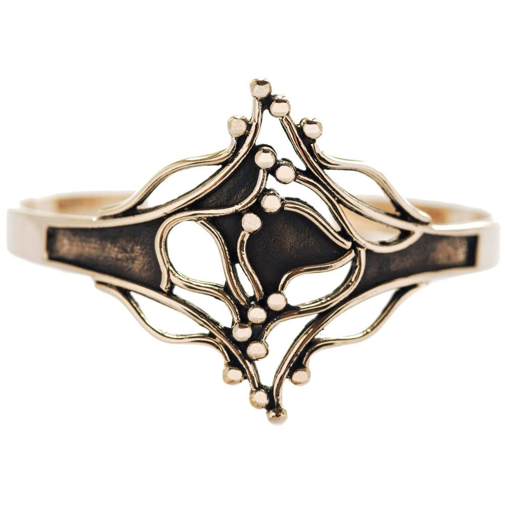 HOPLO Armband Bronzearmreif Wild Flames