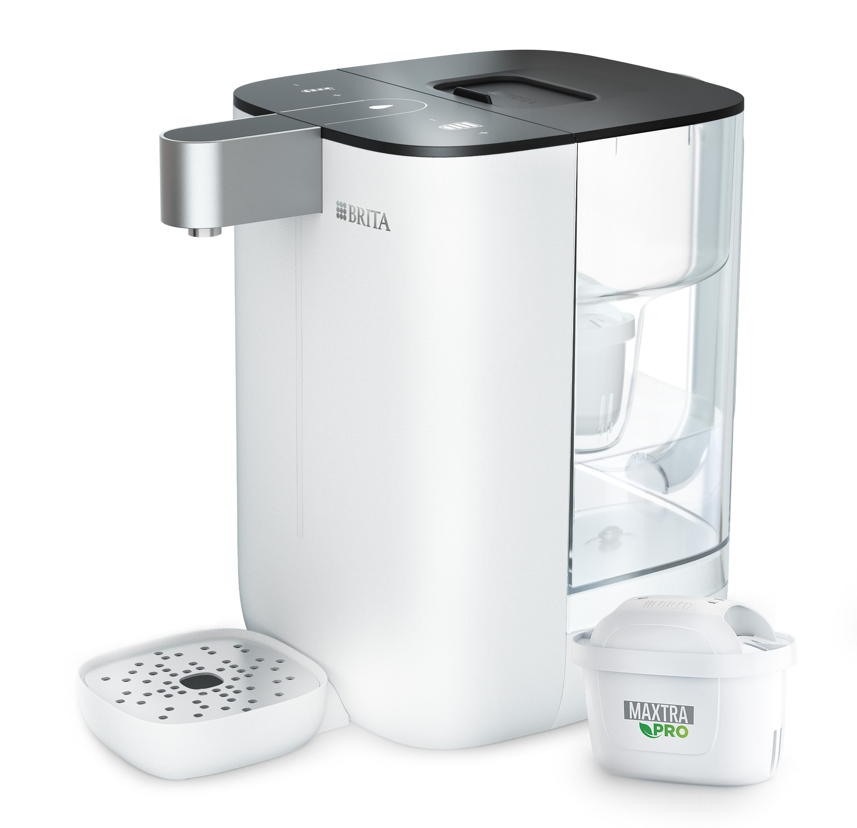 BRITA Heißwasserspender Cube inkl. Brita Wasserfilter, 4 l, 2150 W, MAXTRA PRO Filtartion, UV-C-Technologie, Temperatureinstellung