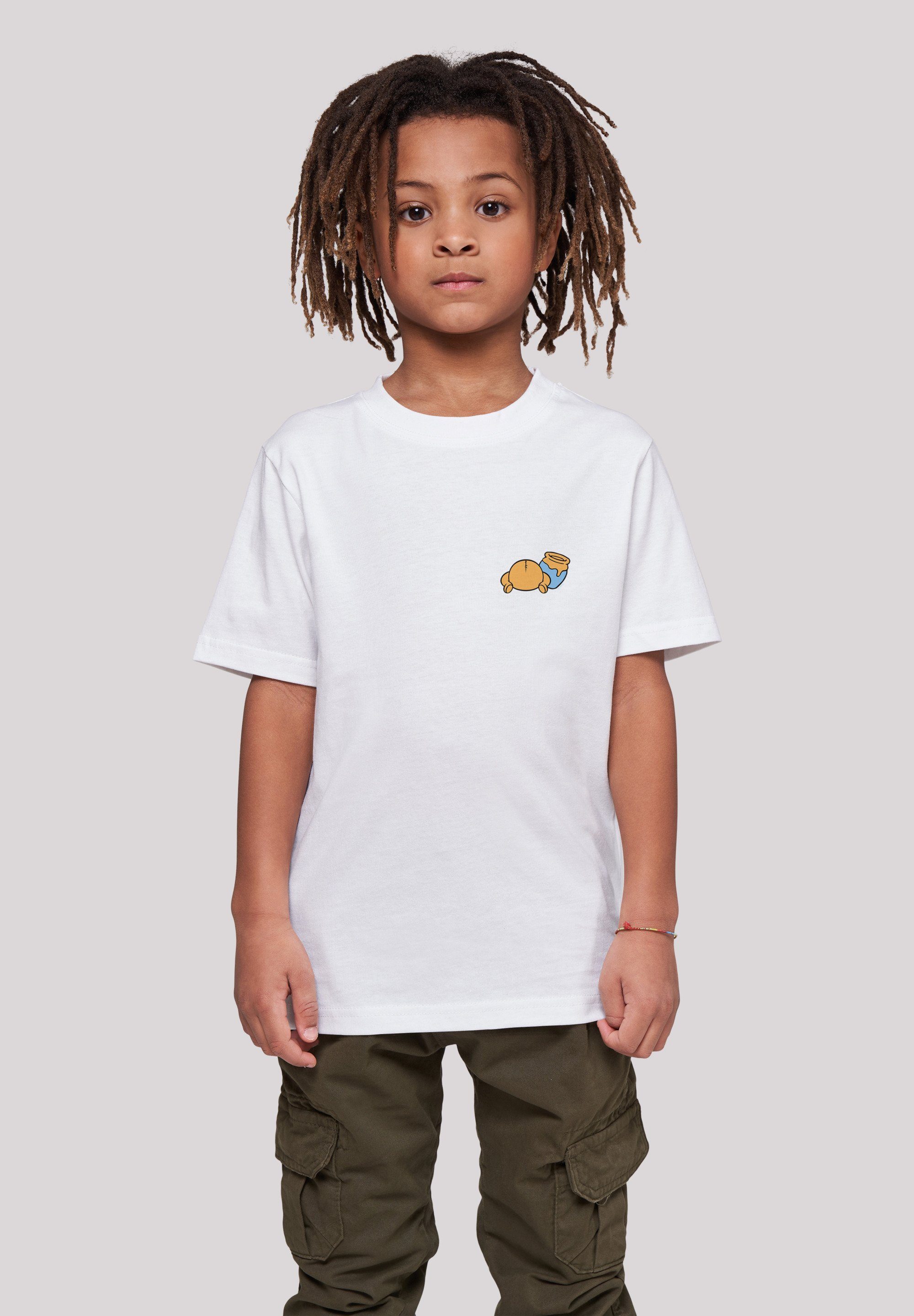 Pooh Winnie Kids Kurzarmshirt (1-tlg) Tee Basic Kinder F4NT4STIC Disney with