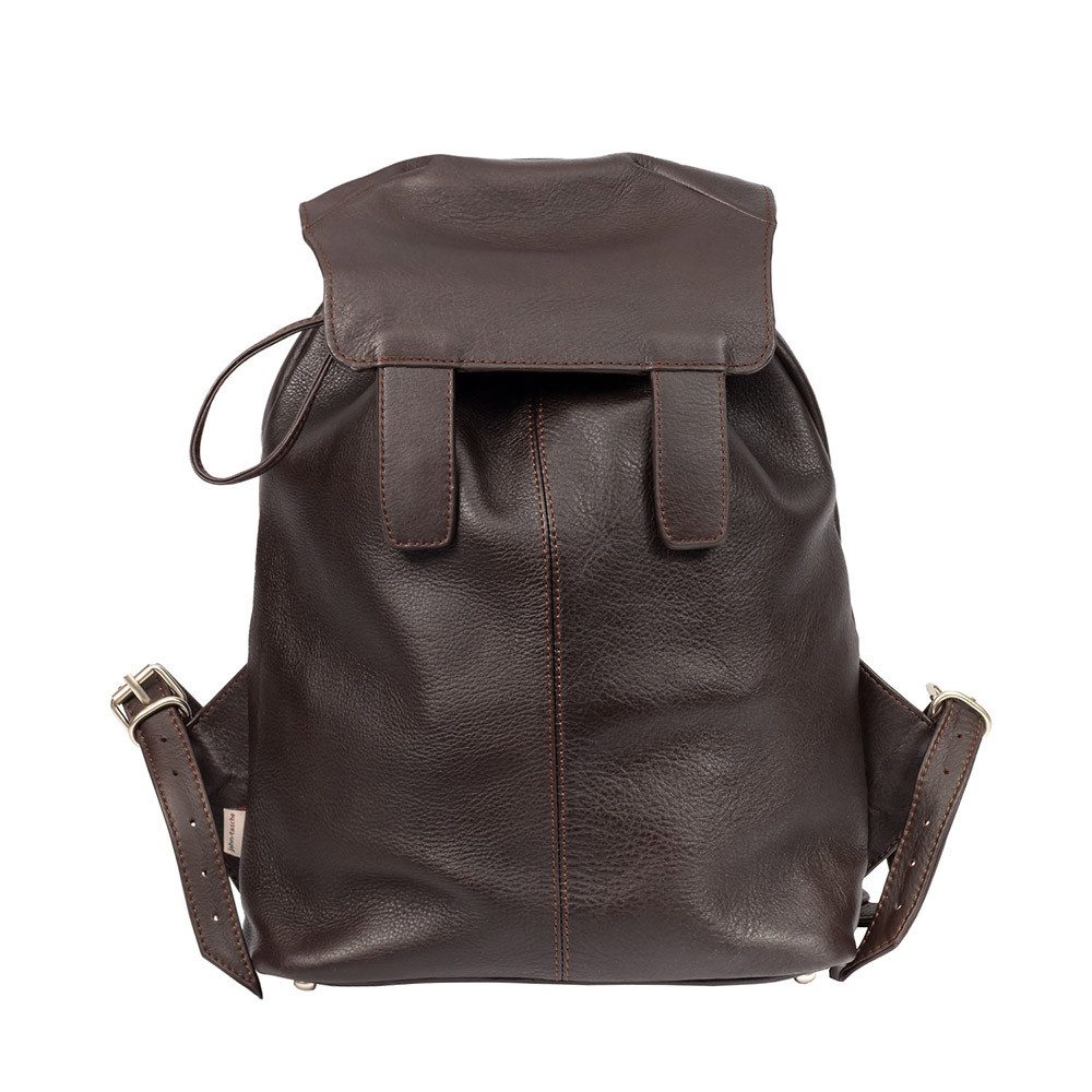 Jahn-Tasche Cityrucksack Lederrucksack / Cityrucksack Gr. M, Nappa Braun, Jahn-Tasche 518