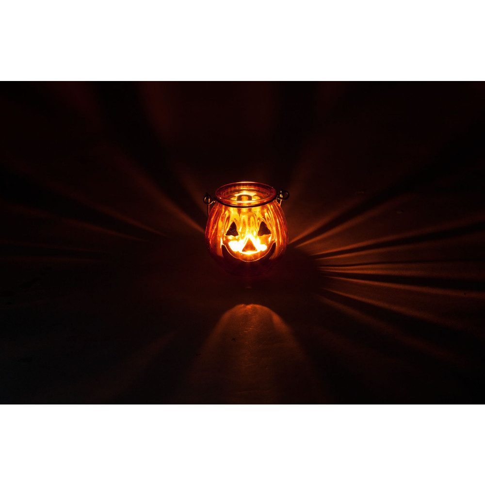 MICA Dekofigur Teelichtglas - Kürbis - günstig online kaufen