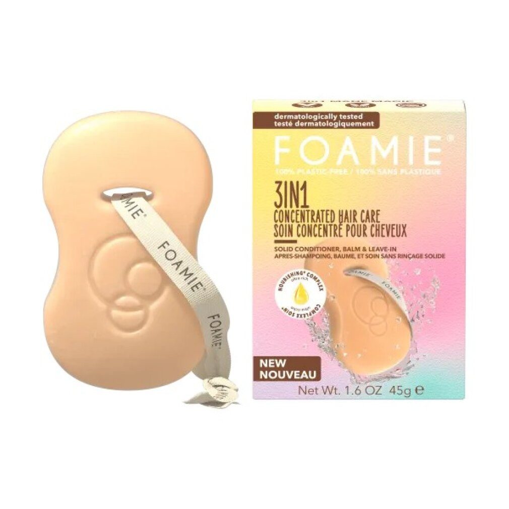 FOAMIE Haarpflege-Set Feste Haarspülung 3 in 1 (Konzentrierte Haarpflege) 45 g