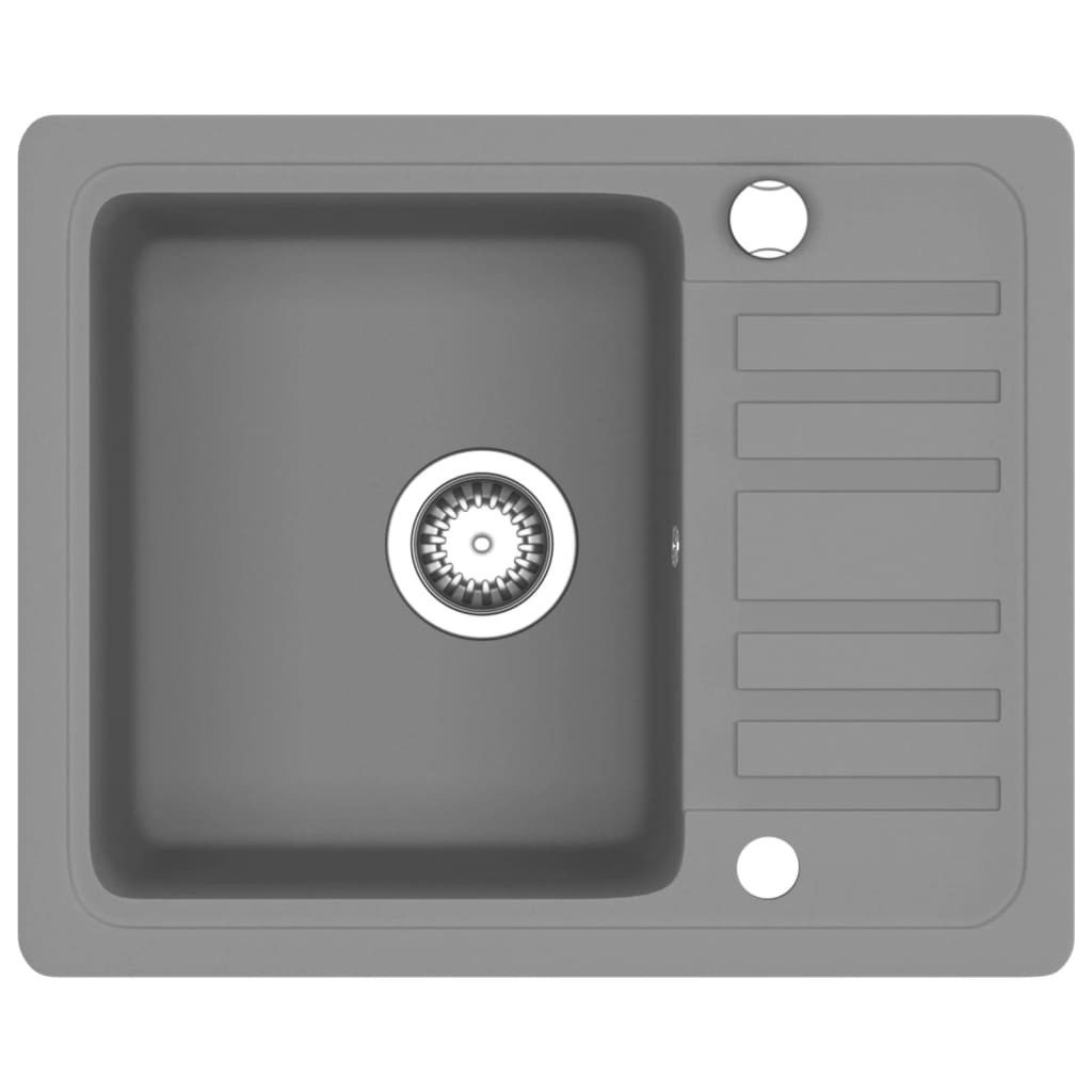 Granitspüle Granitspüle Einzelbecken Grau