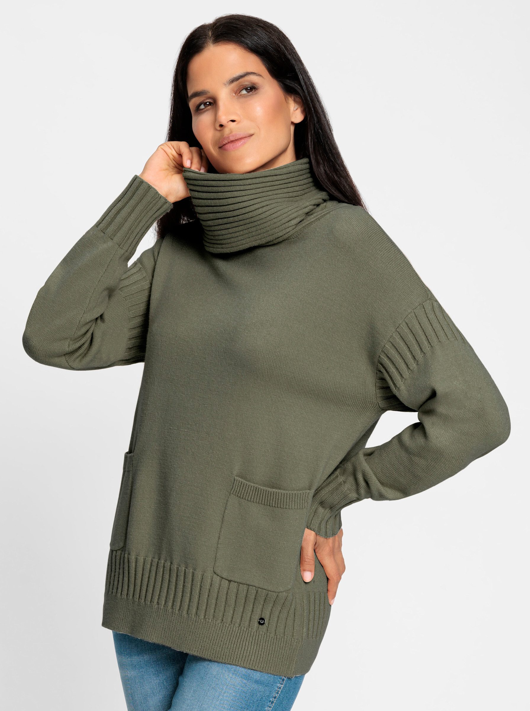 heine Strickpullover Rollkragenpullover . günstig online kaufen