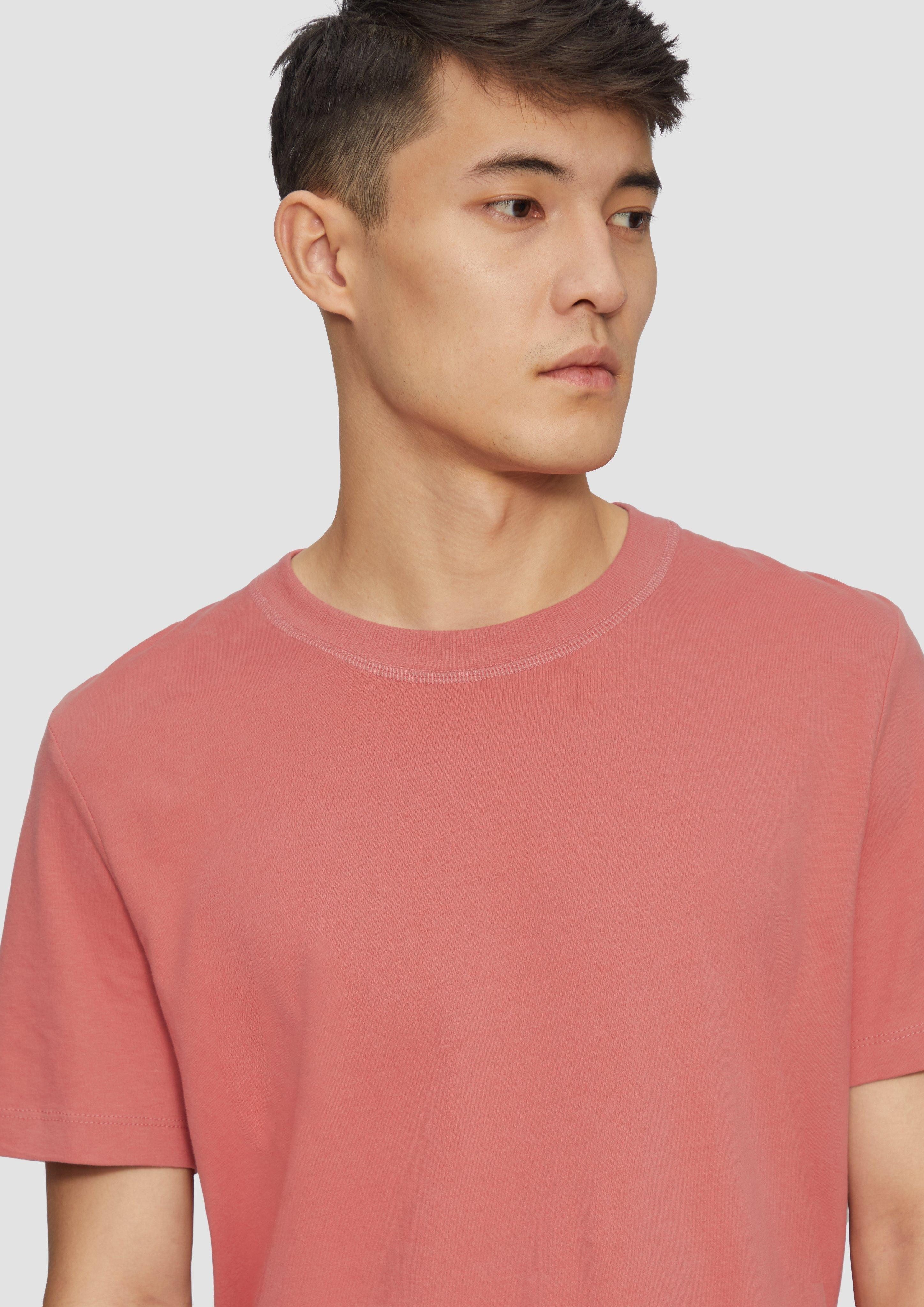 s.Oliver Kurzarmshirt Softes Baumwoll-T-Shirt mit Crewneck günstig online kaufen
